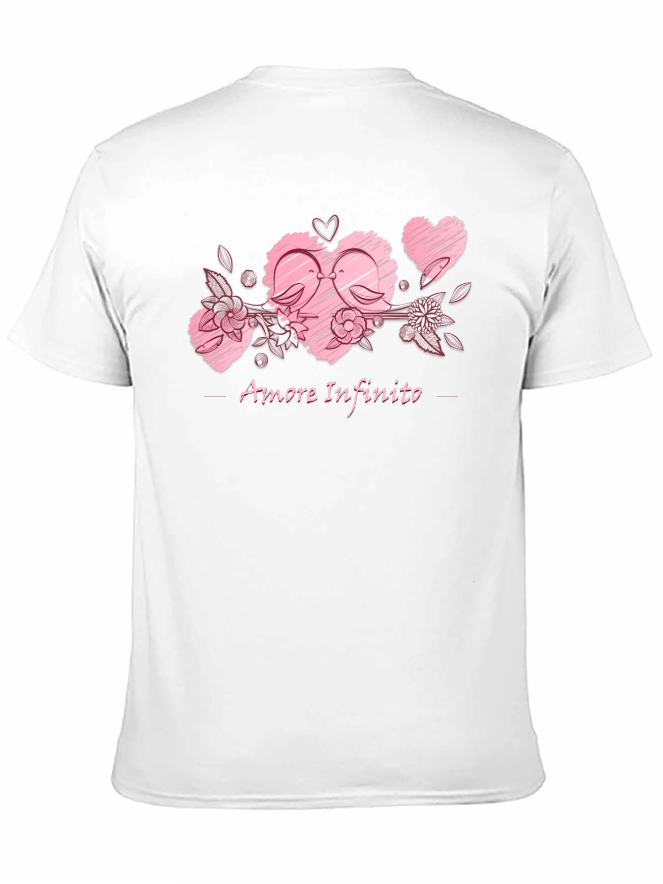 Amore Infinito T-Shirt - Love Birds Design