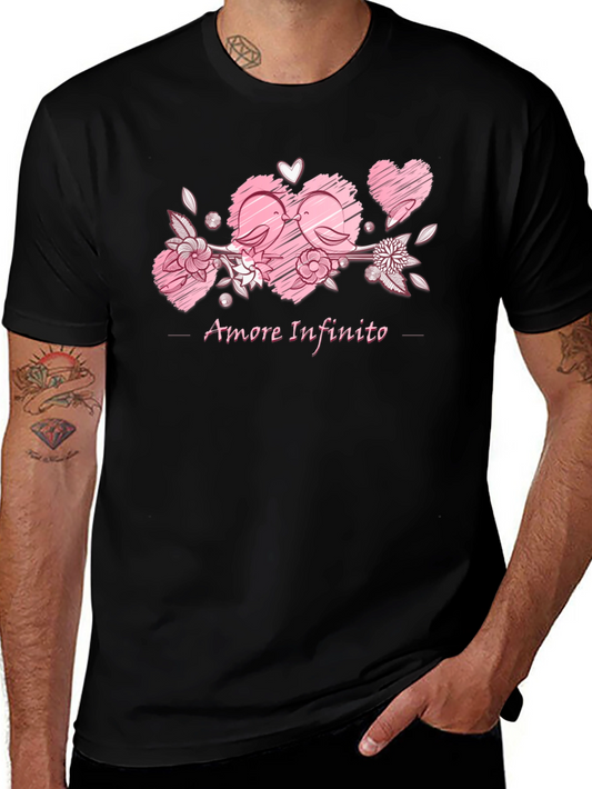 Amore Infinito T-Shirt - Love Birds Design