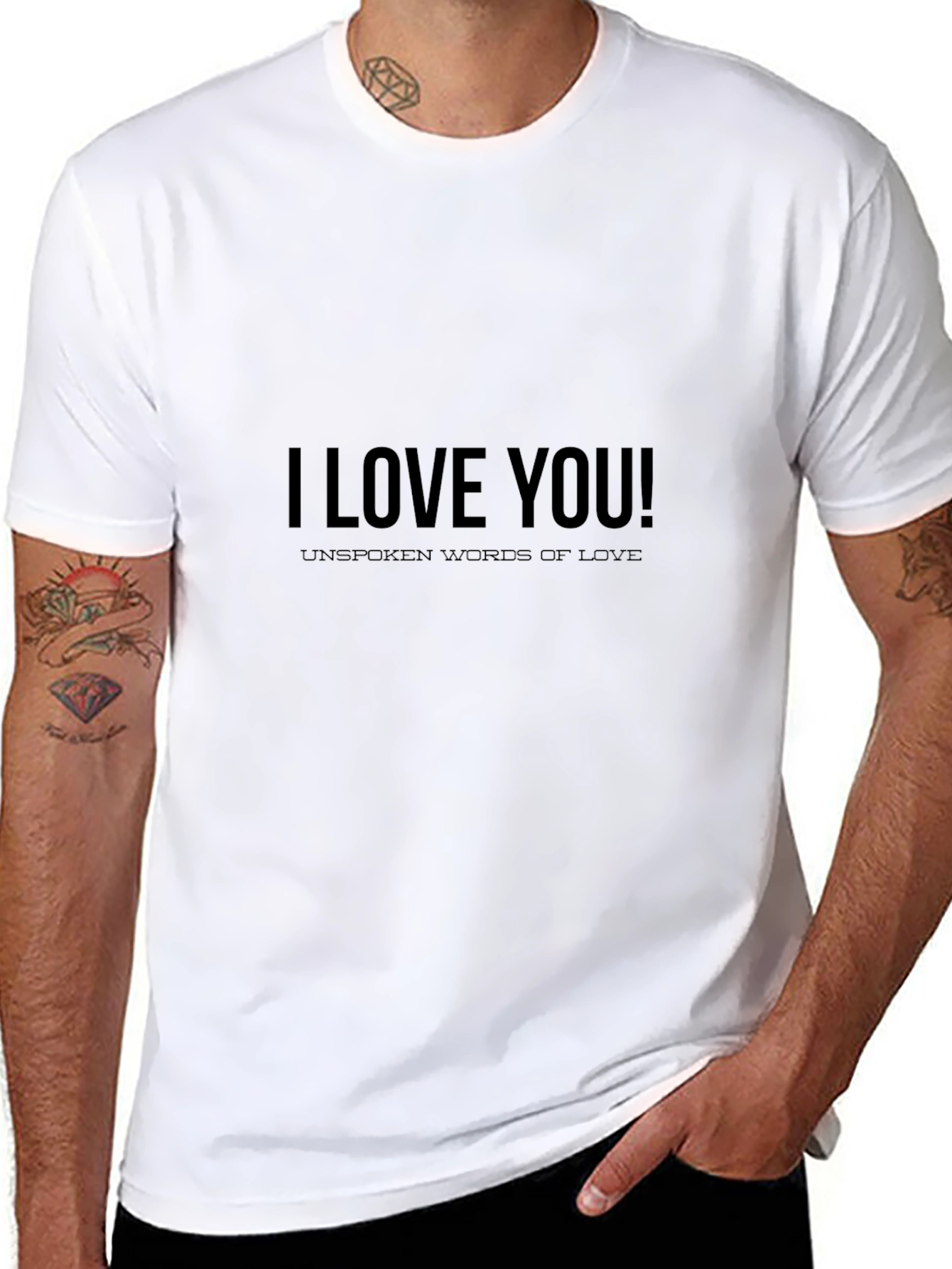 I Love You Graphic Tee - Unspoken Words
