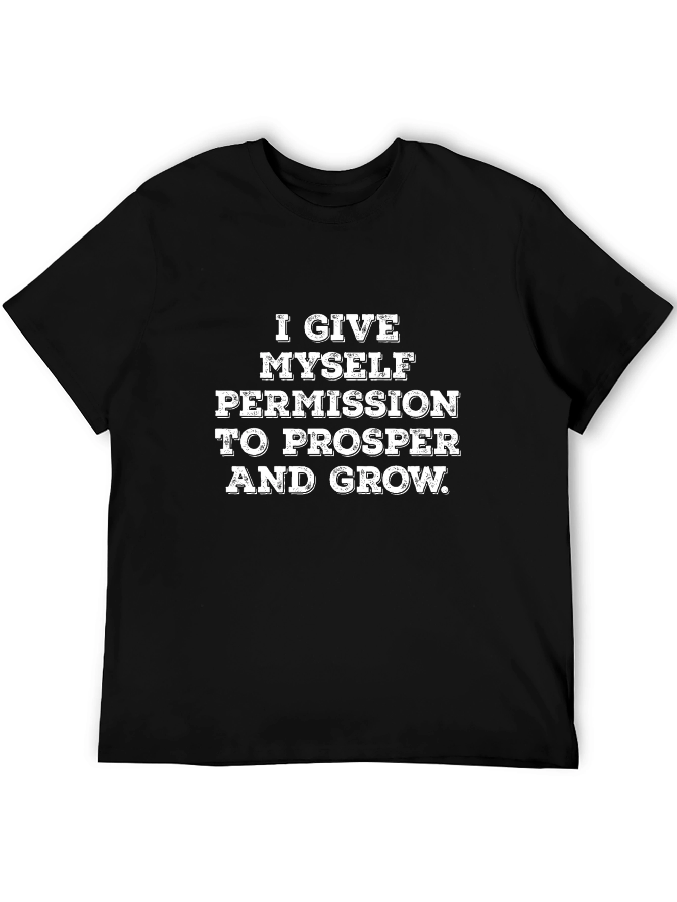 Motivational Graphic Tee - I Give Myself Permission