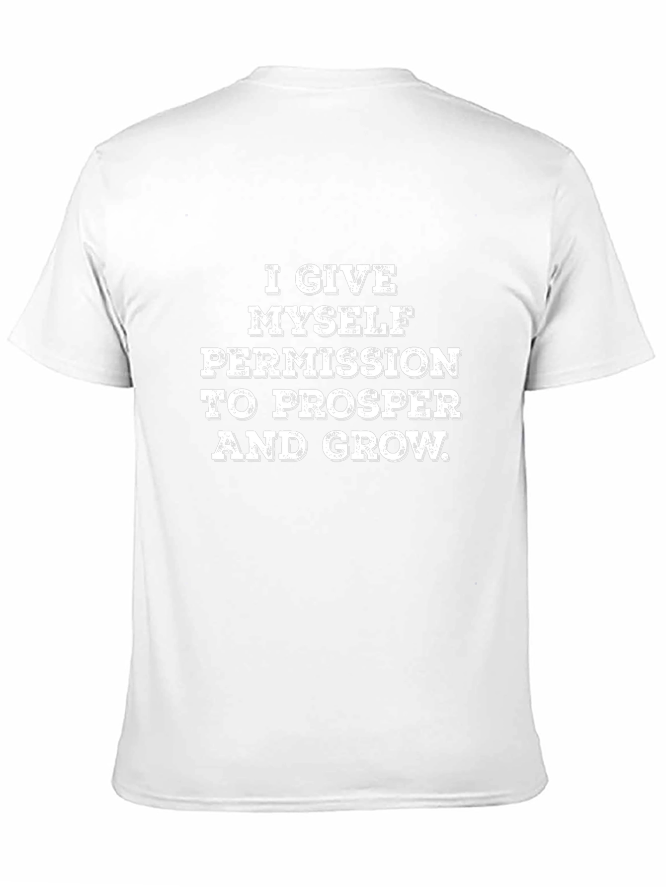 Motivational Graphic Tee - I Give Myself Permission