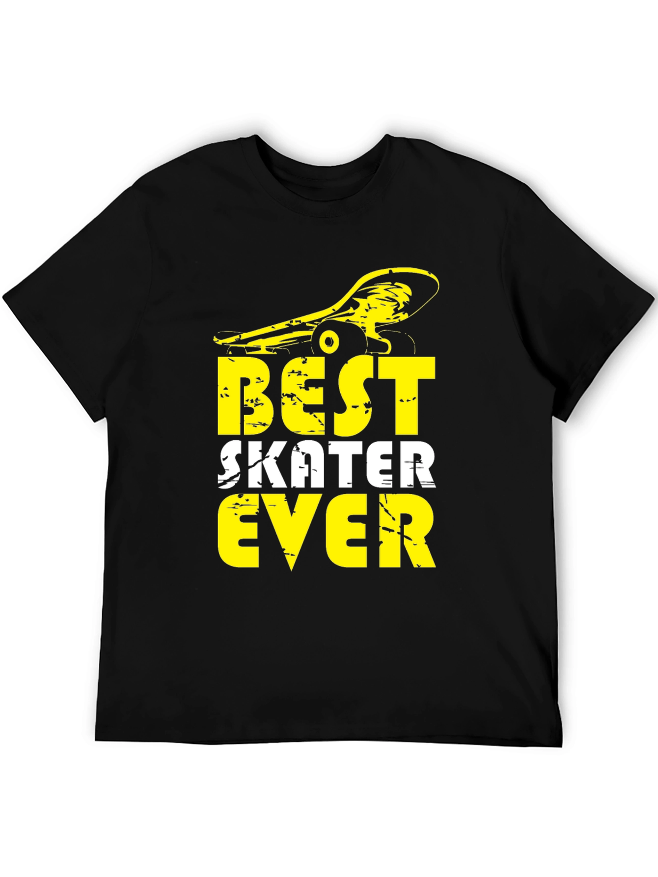 Best Skater Ever Graphic Tee - Cool Skateboard Design