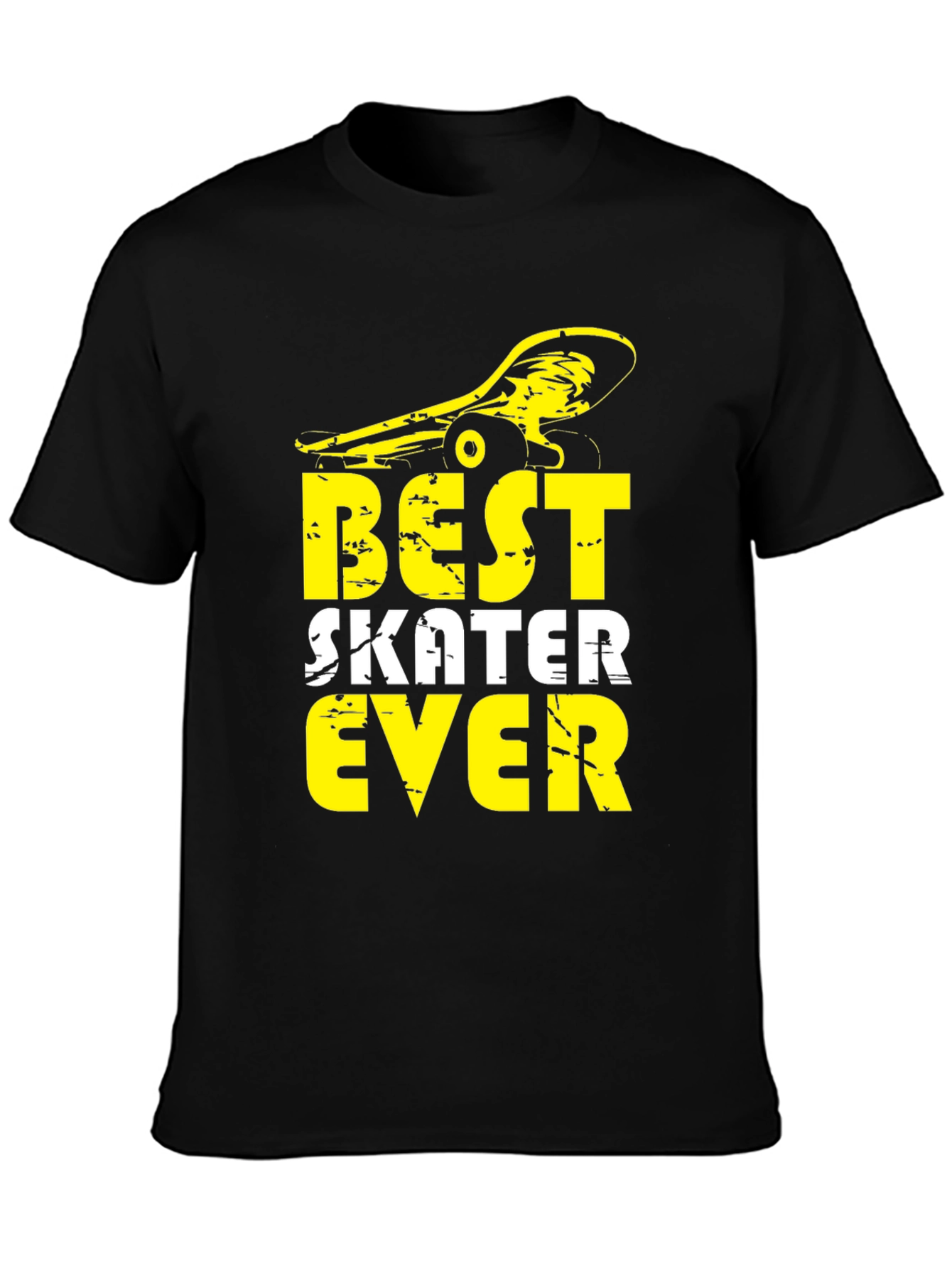 Best Skater Ever Graphic Tee - Cool Skateboard Design