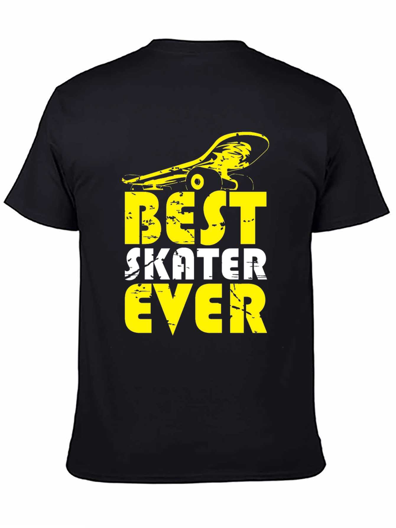 Best Skater Ever Graphic Tee - Cool Skateboard Design