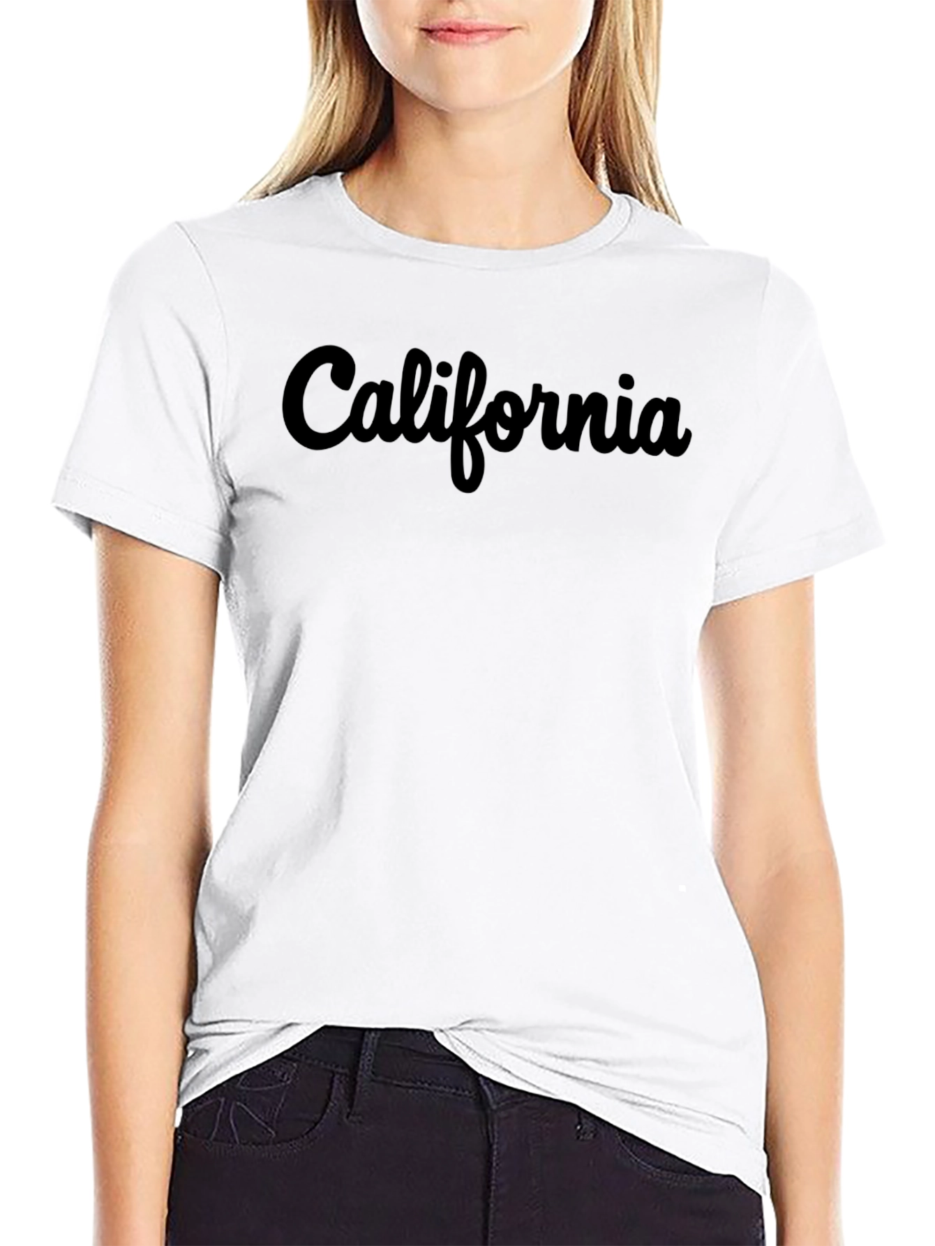 California Script Black T-Shirt