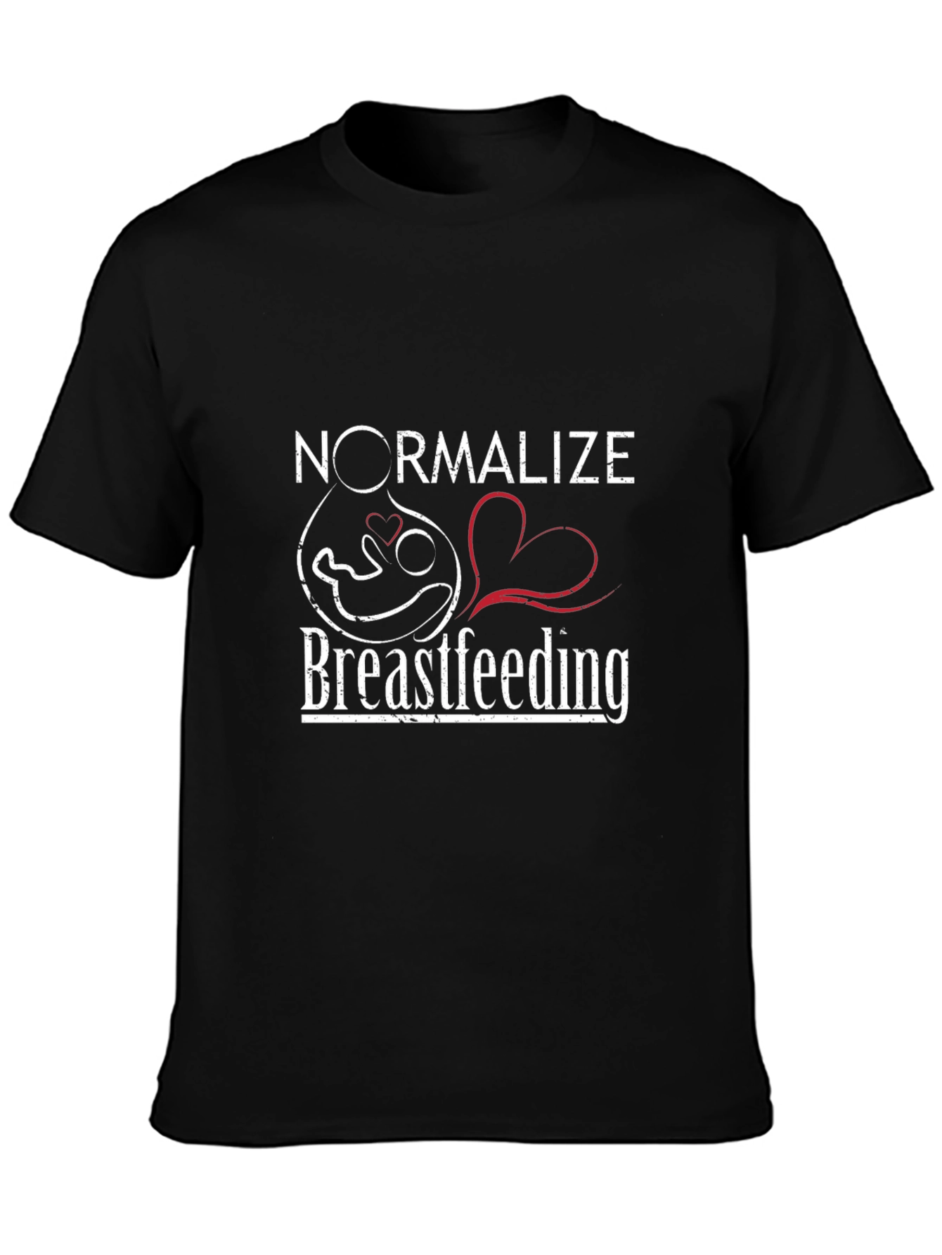Normalize Breastfeeding T-Shirt - Black