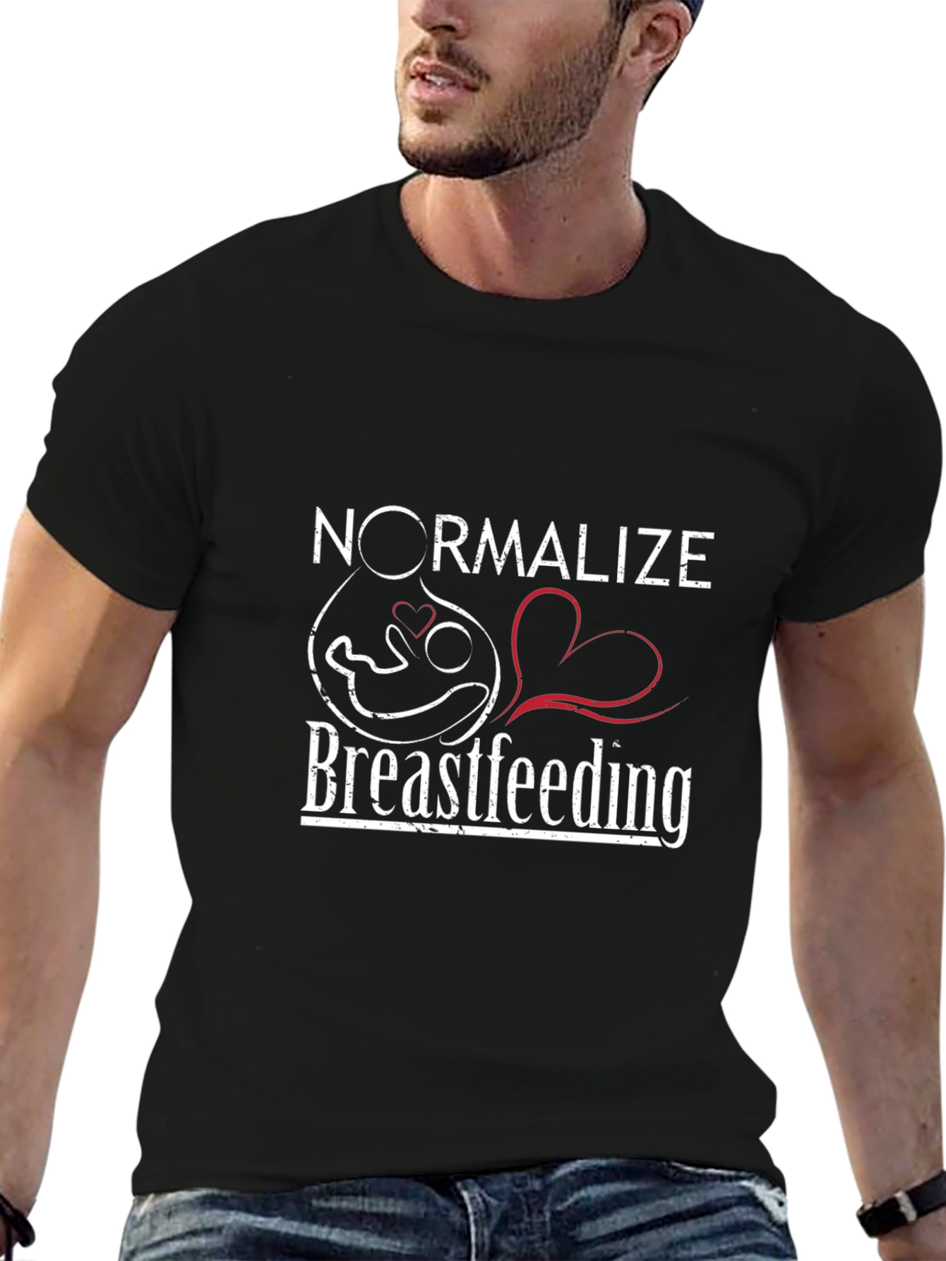 Normalize Breastfeeding T-Shirt - Black