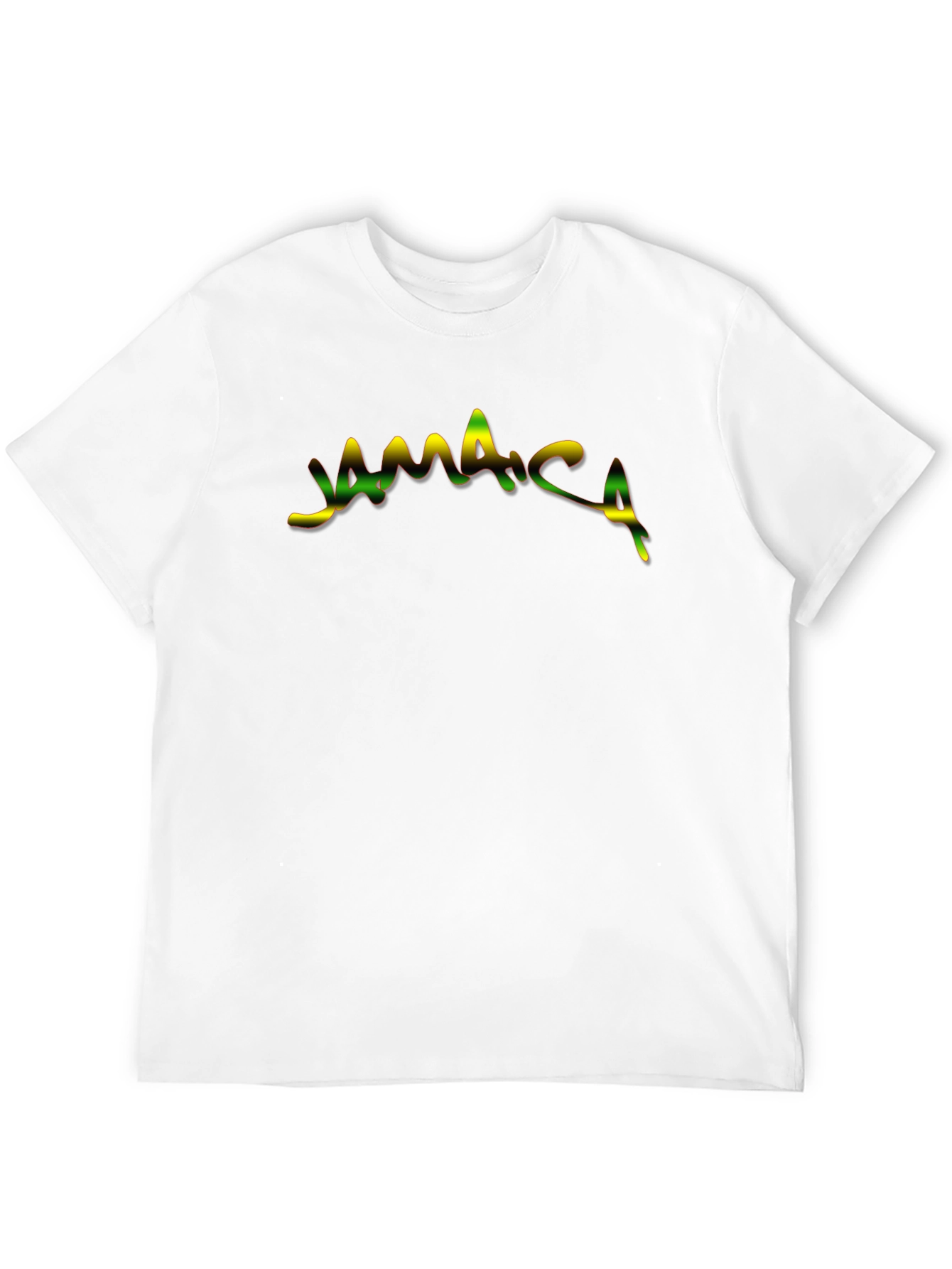Jamaica Graphic Print Black T-Shirt