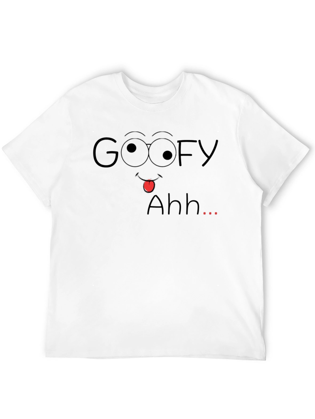 Goofy Ahh Black Graphic Tee
