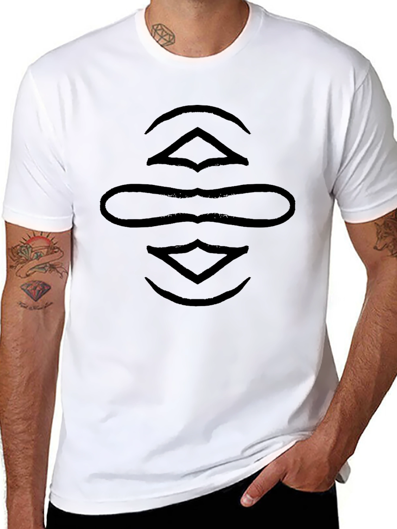 Abstract Graphic Print T-Shirt