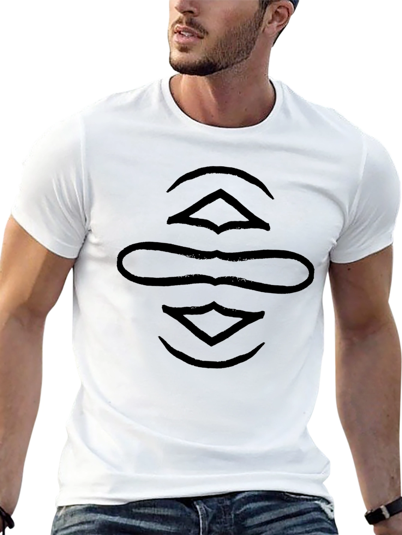 Abstract Graphic Print T-Shirt