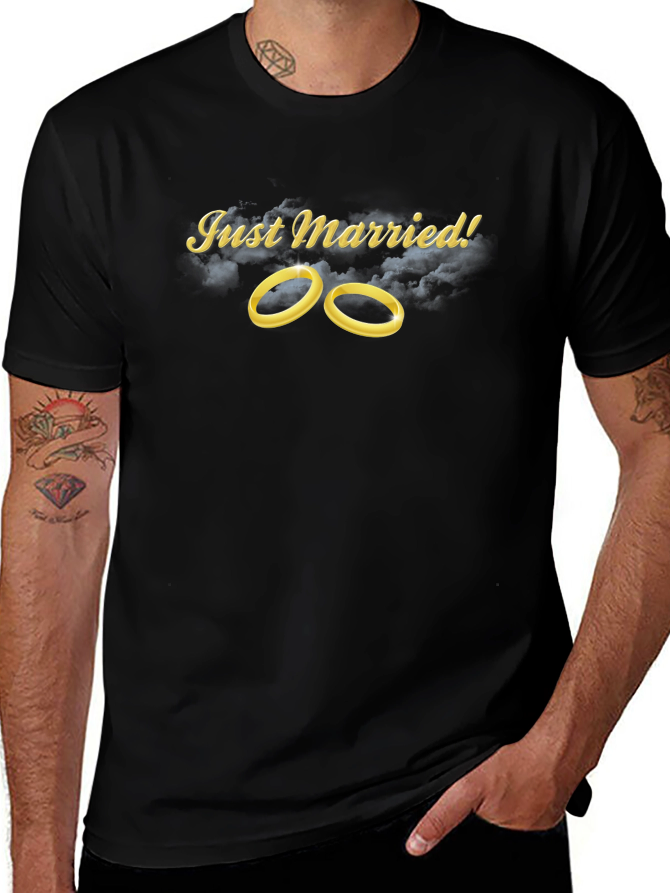 Just Married T-Shirt - Wedding Celebration Tee