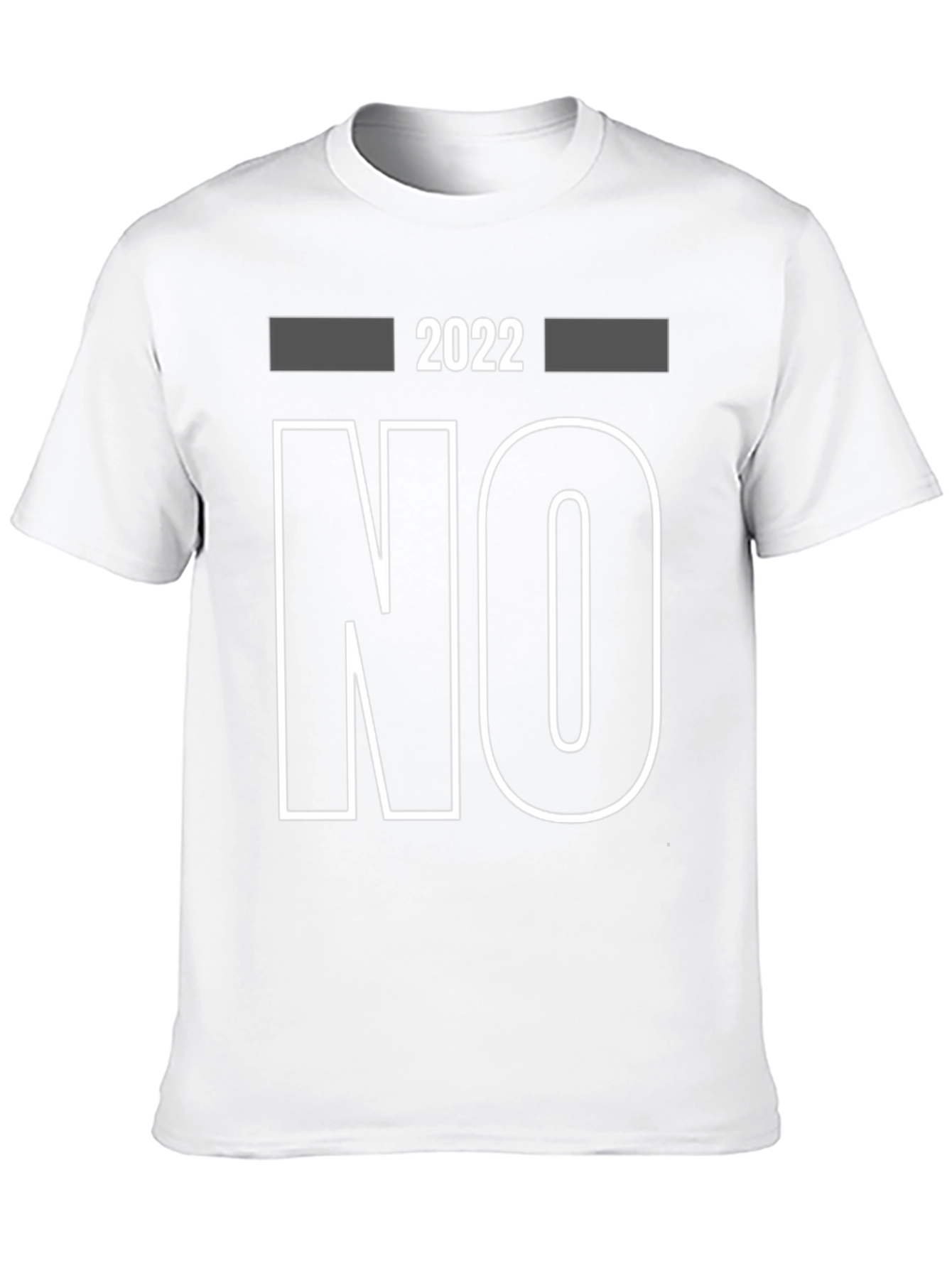 2022 No Graphic Print T-Shirt