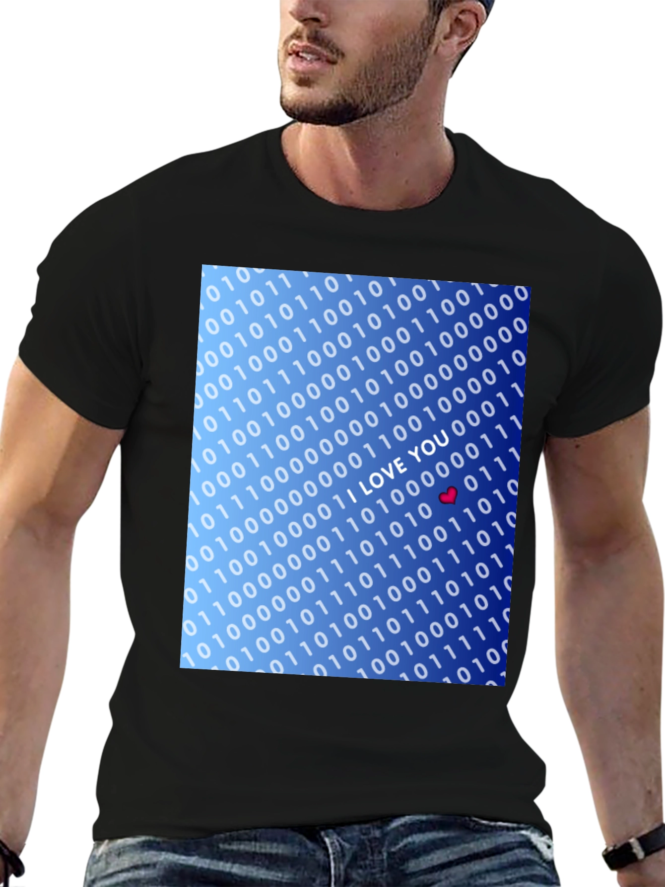 Binary Love T-Shirt - Programmer Gift