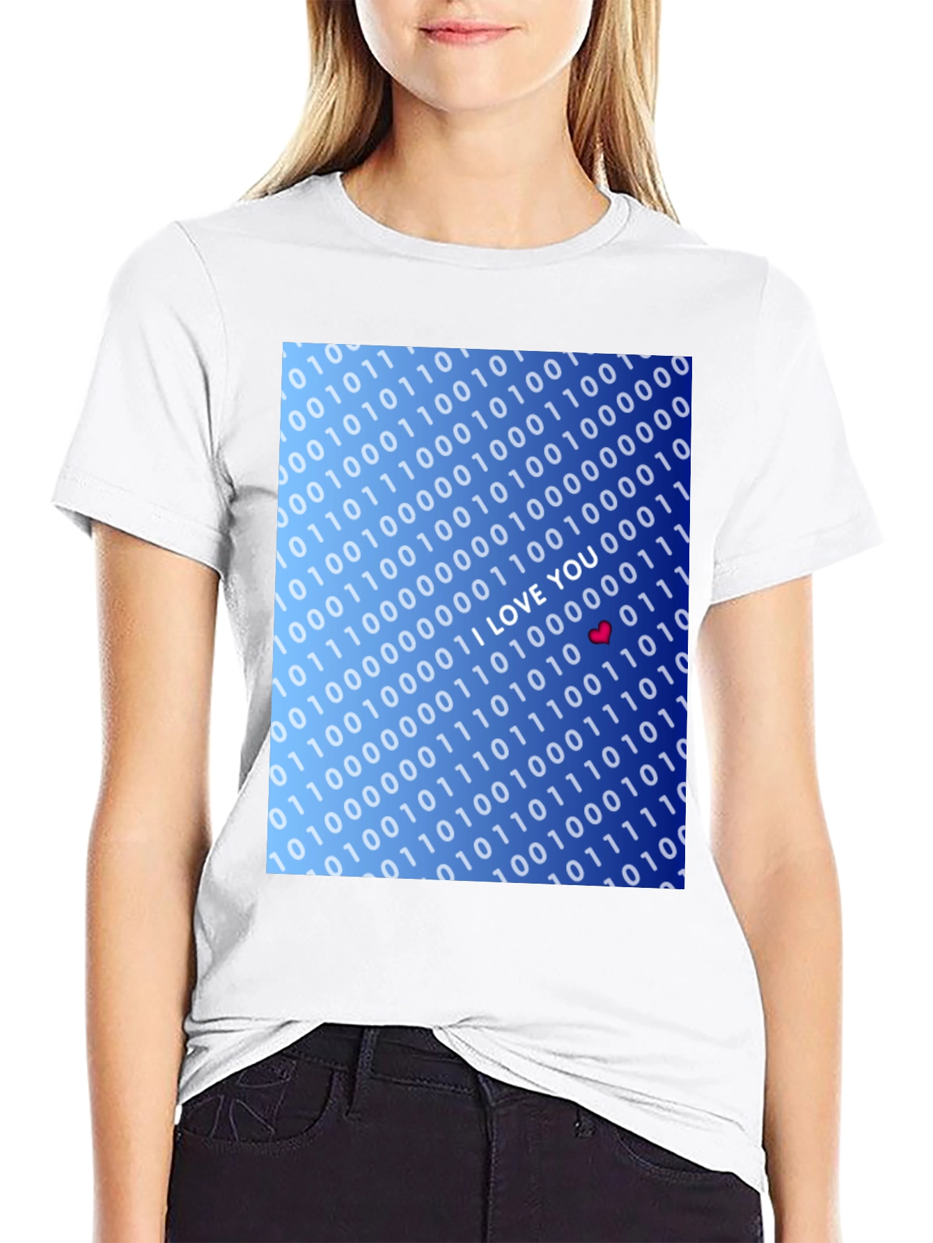 Binary Love T-Shirt - Programmer Gift
