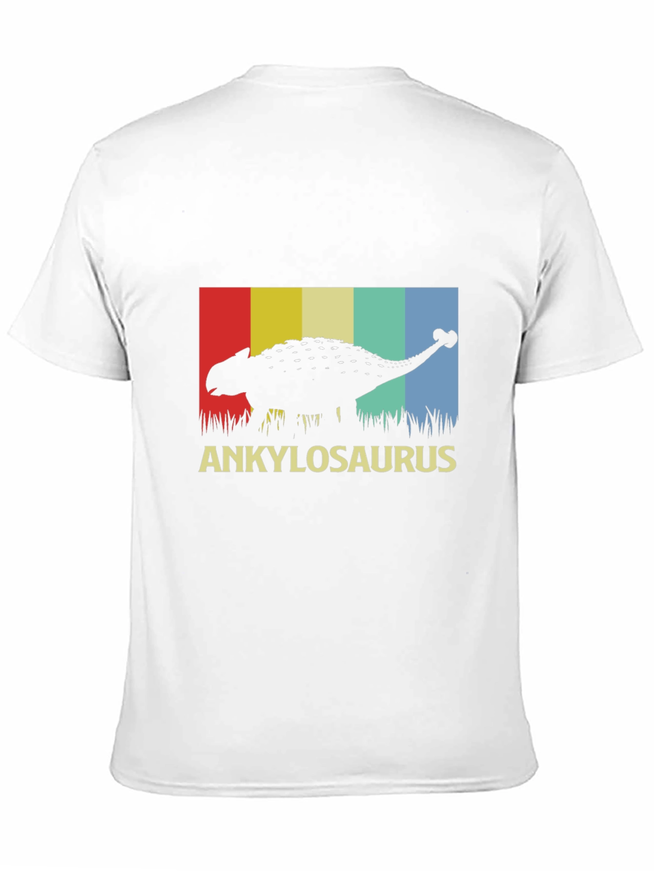 Ankylosaurus Dinosaur Graphic Tee - Retro Style T-Shirt