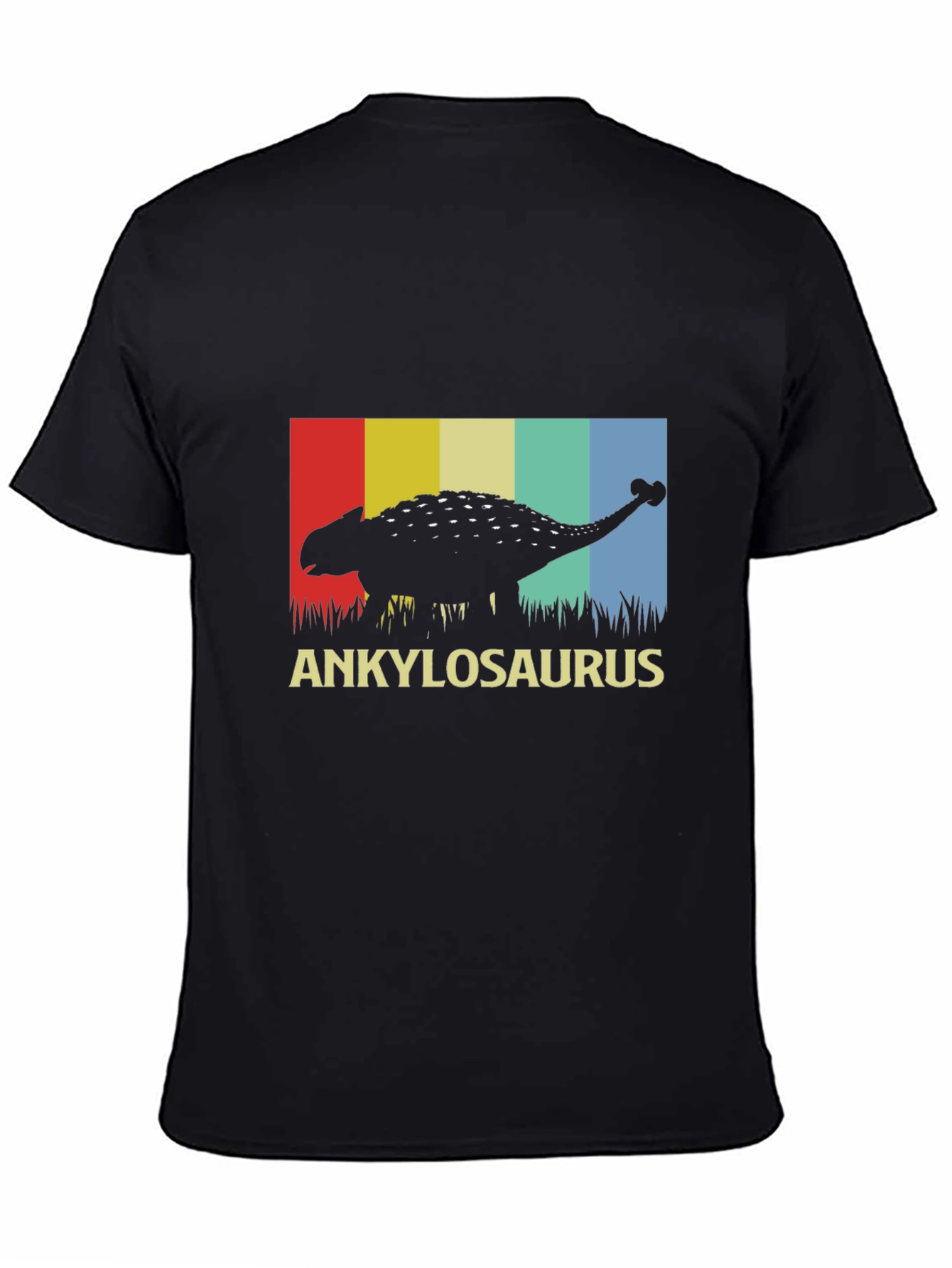 Ankylosaurus Dinosaur Graphic Tee - Retro Style T-Shirt