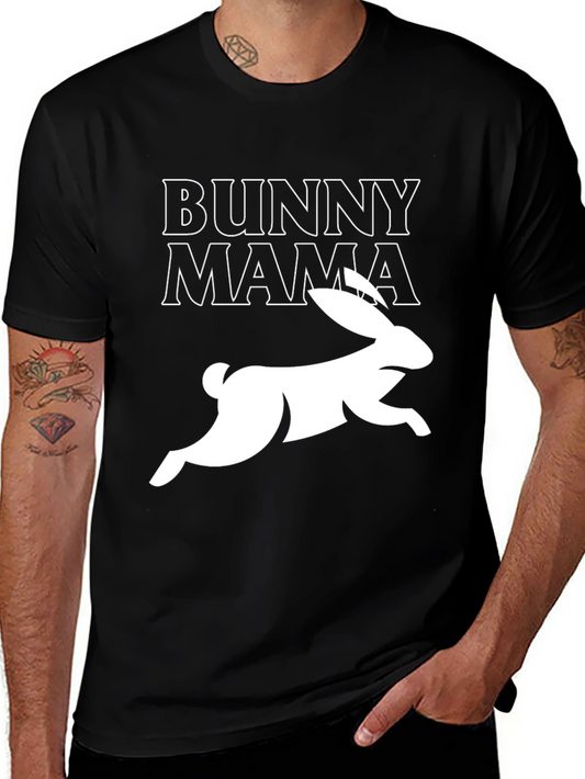 Bunny Mama Graphic T-Shirt - Easter Spring Cute