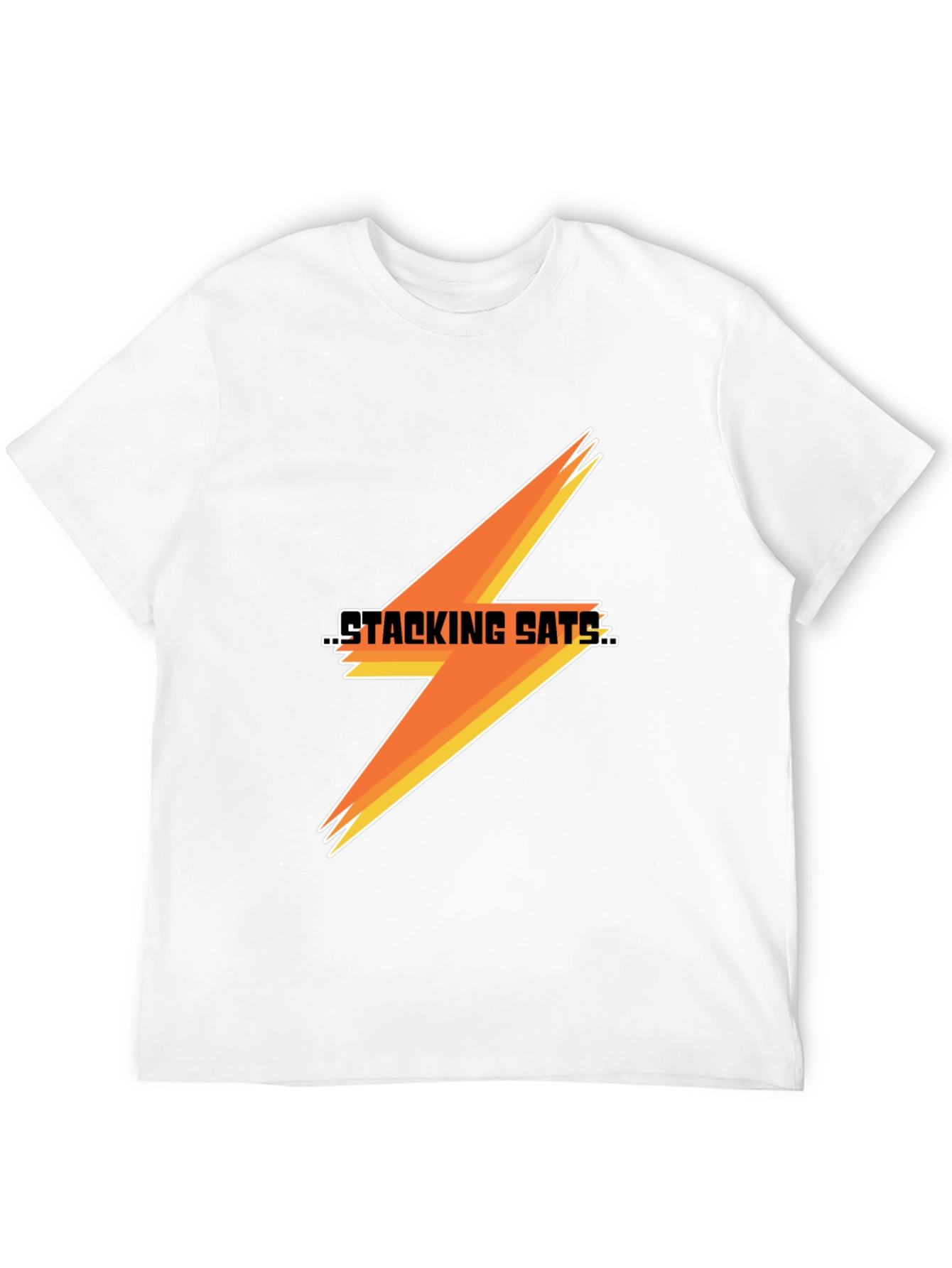 Stacking Sats Graphic Tee - Bitcoin Inspired