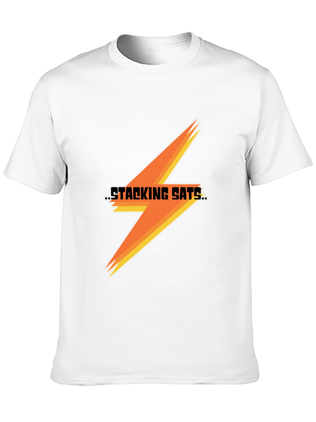Stacking Sats Graphic Tee - Bitcoin Inspired