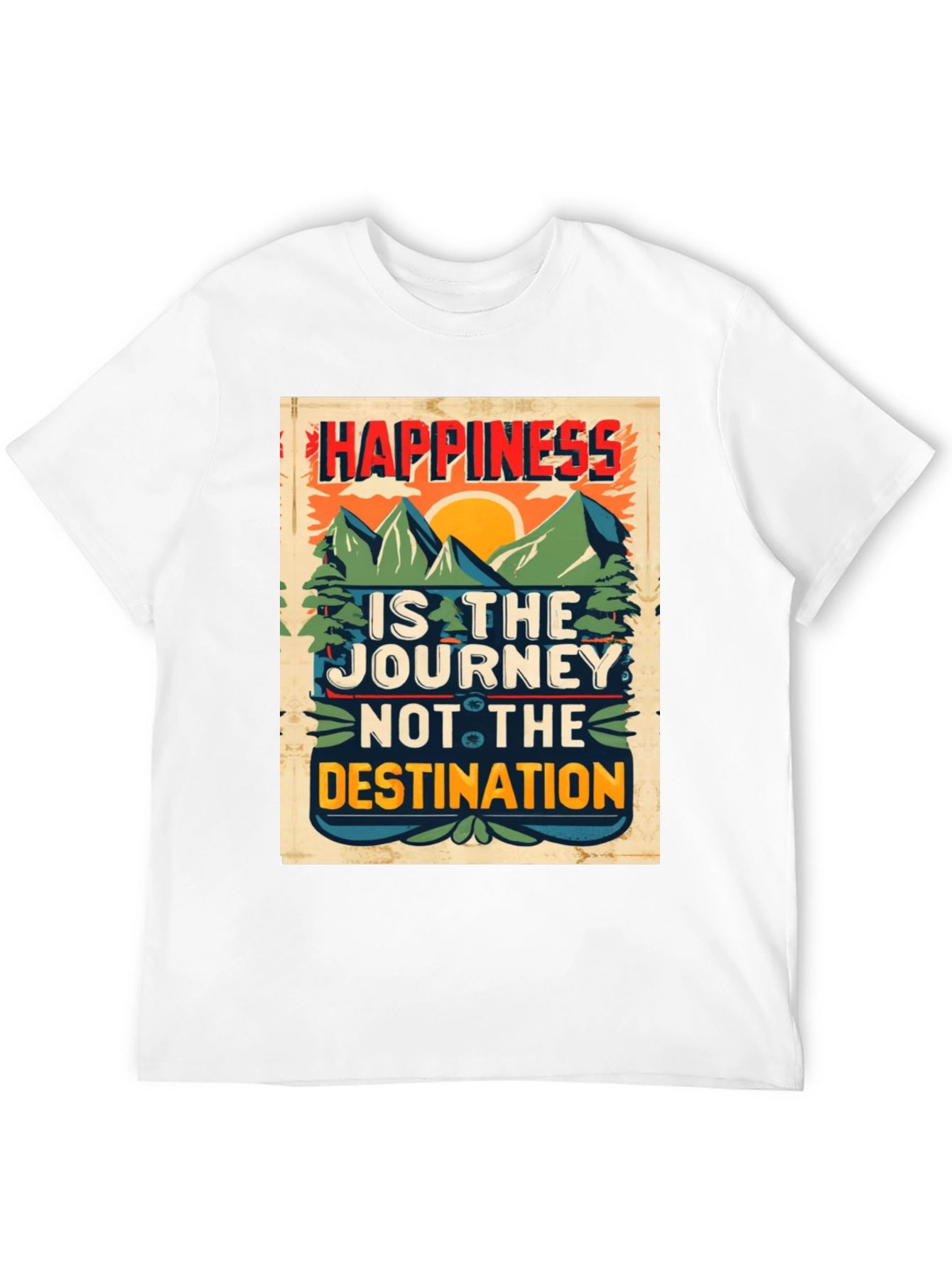 Happiness is the Journey Graphic T-Shirt