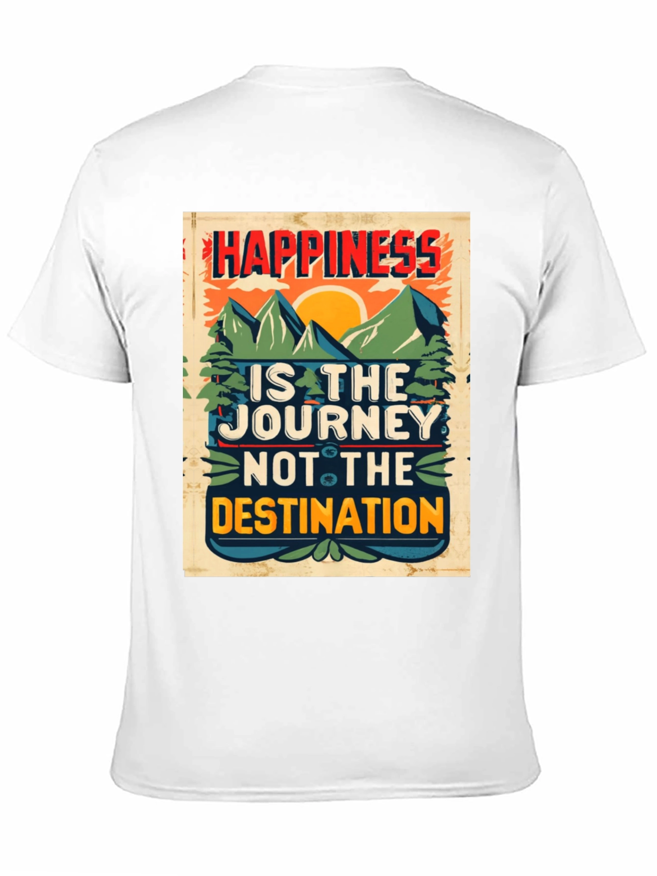 Happiness is the Journey Graphic T-Shirt