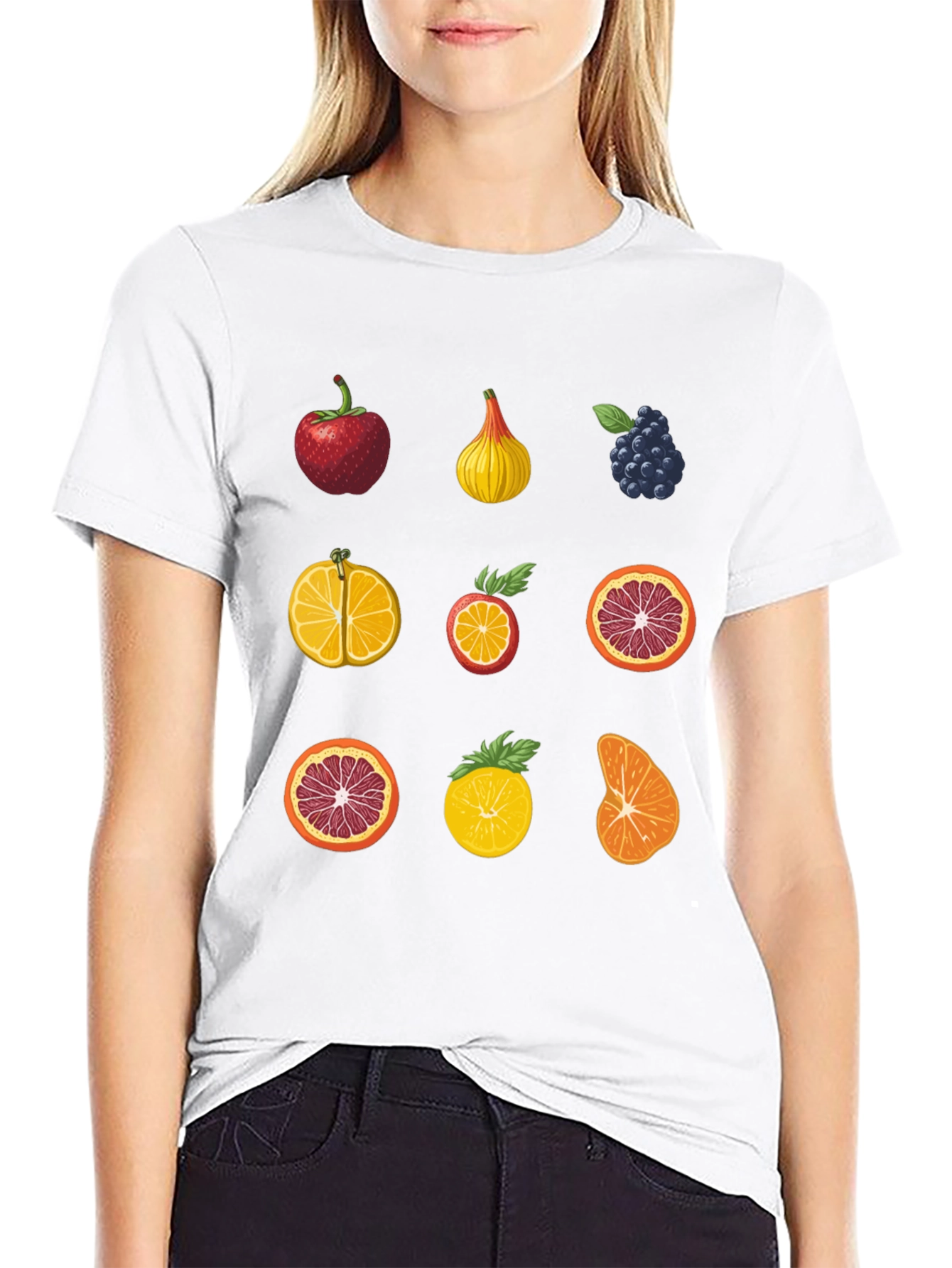 Fruit Graphic Print Tee