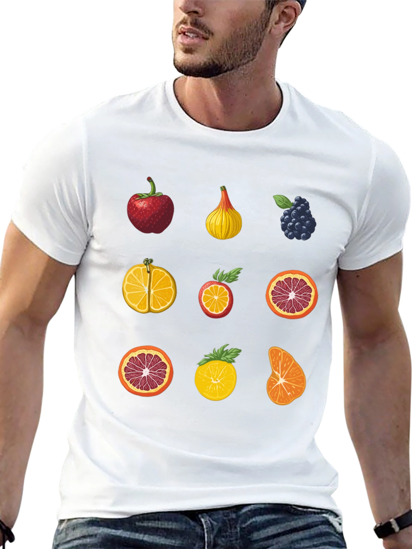 Fruit Graphic Print Tee