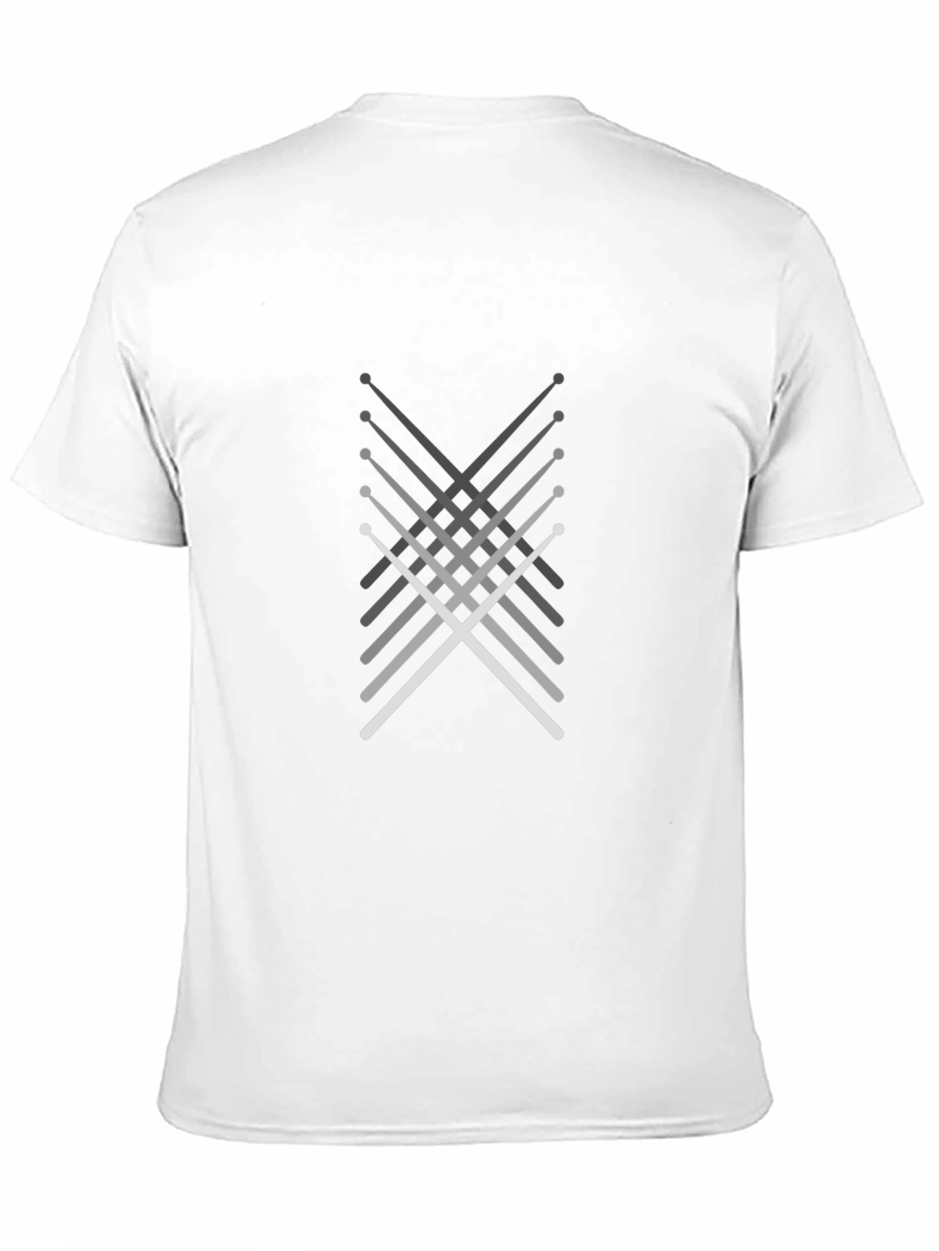 Drumsticks Graphic Black T-Shirt