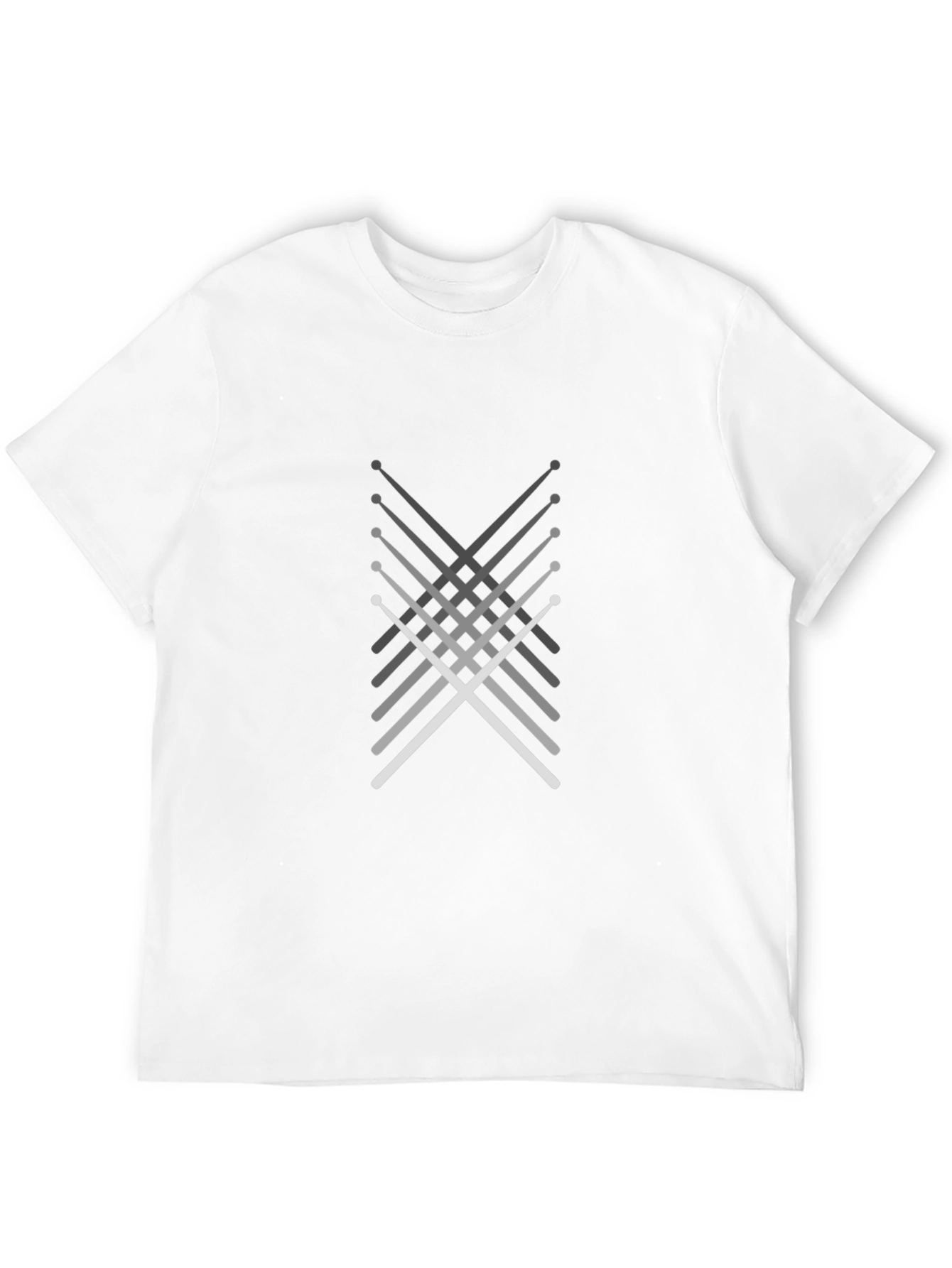 Drumsticks Graphic Black T-Shirt