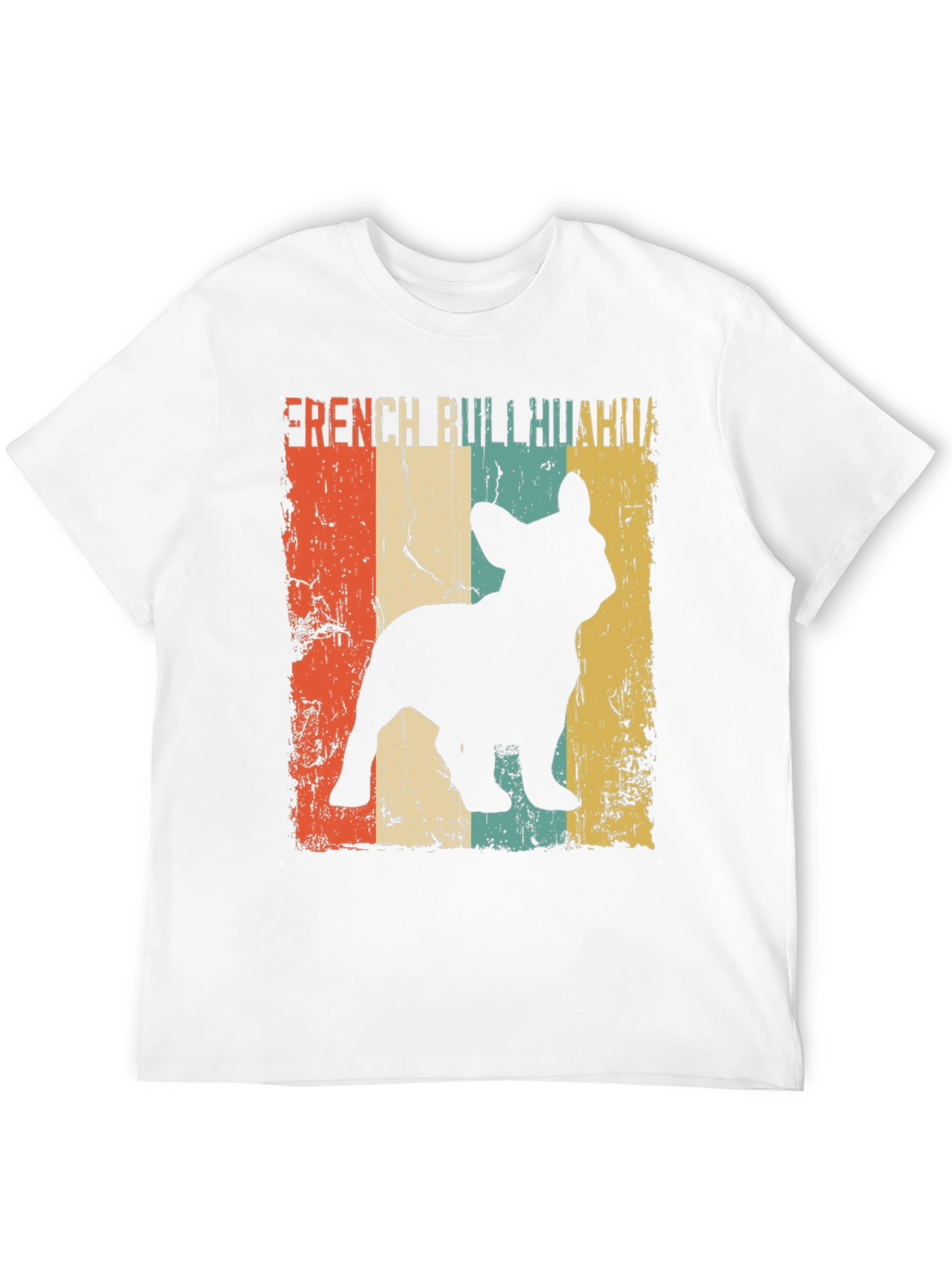 Retro French Bullhuahua Dog T-Shirt