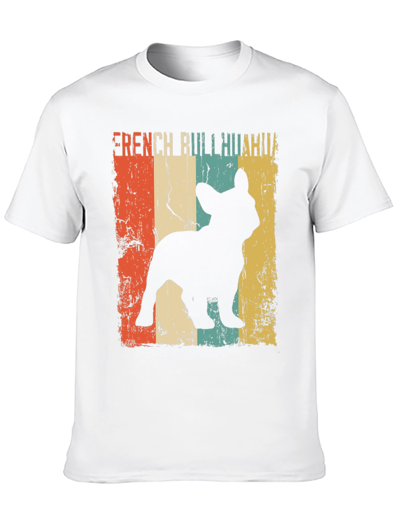 Retro French Bullhuahua Dog T-Shirt