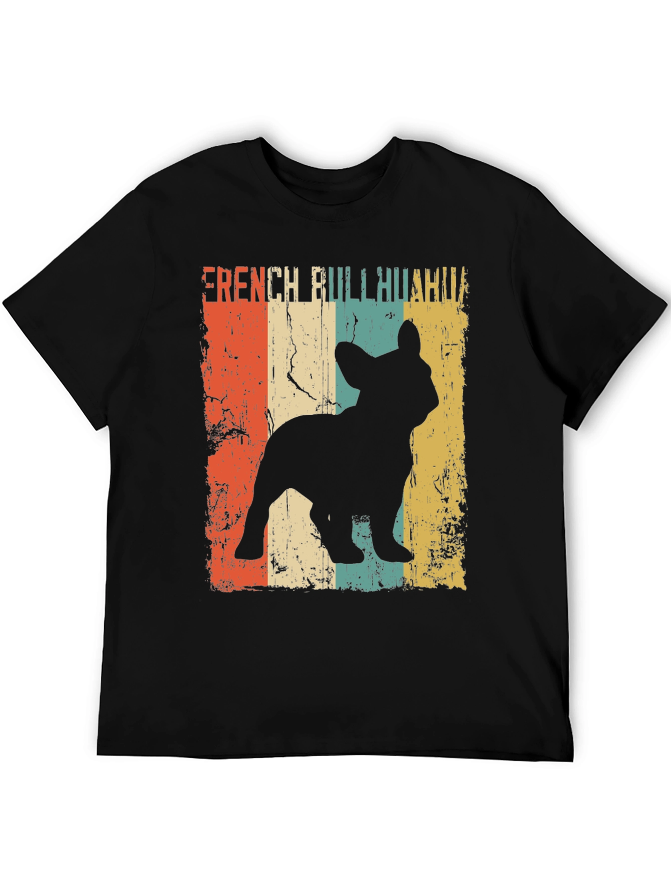 Retro French Bullhuahua Dog T-Shirt