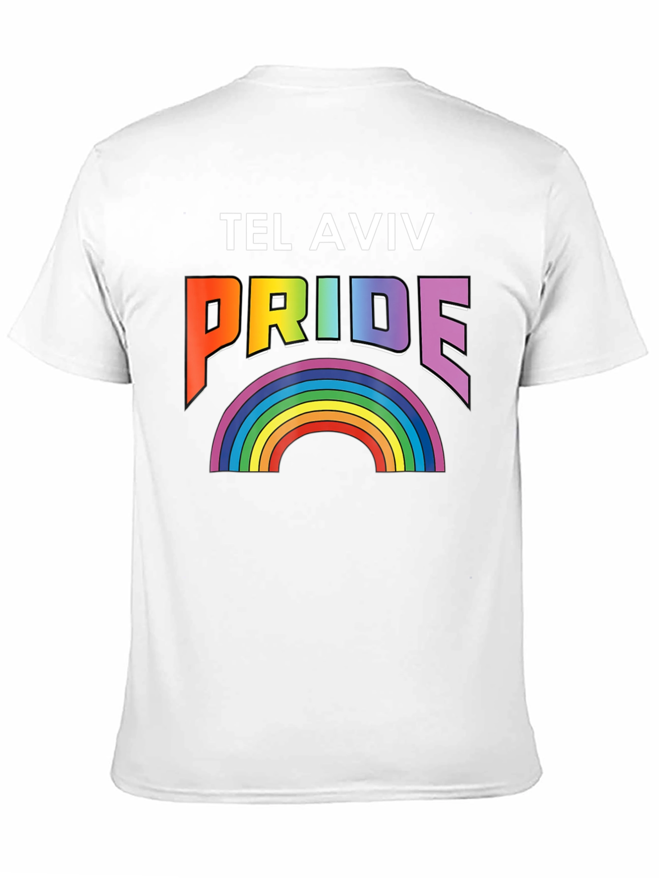 Tel Aviv Pride Rainbow Graphic T-Shirt