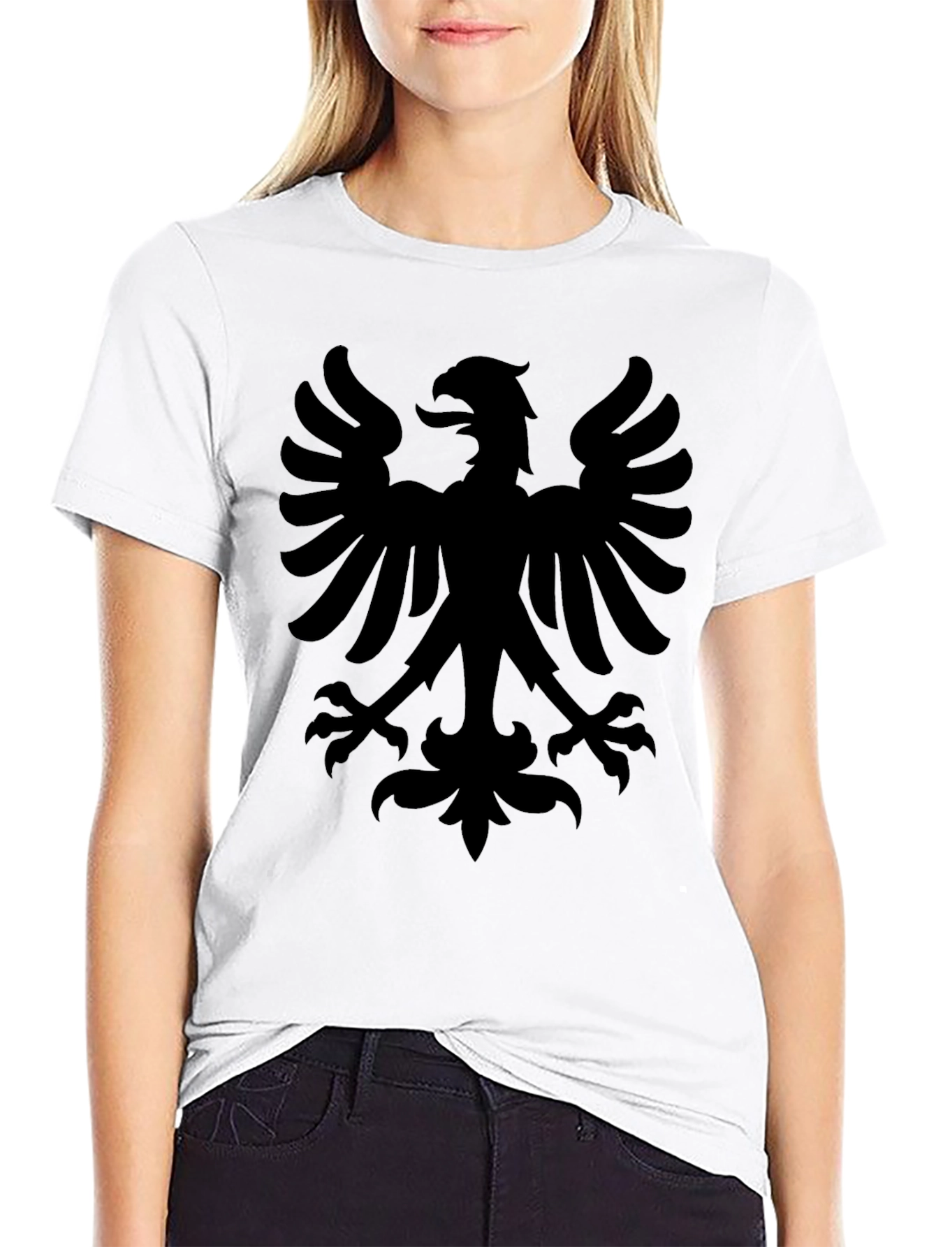 Black Eagle Graphic Tee - Bold Statement Shirt