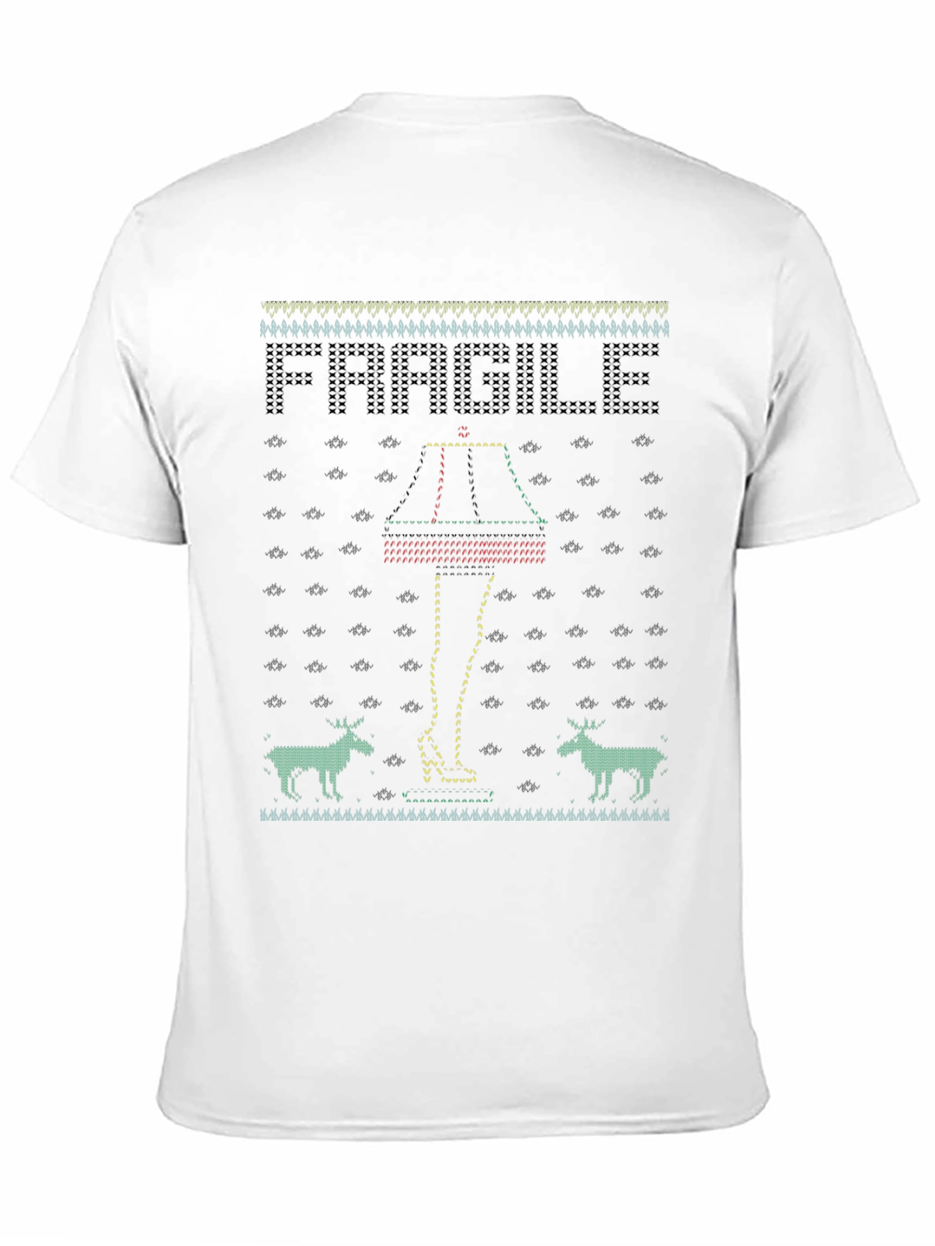 Fragile Leg Lamp Ugly Christmas T-Shirt