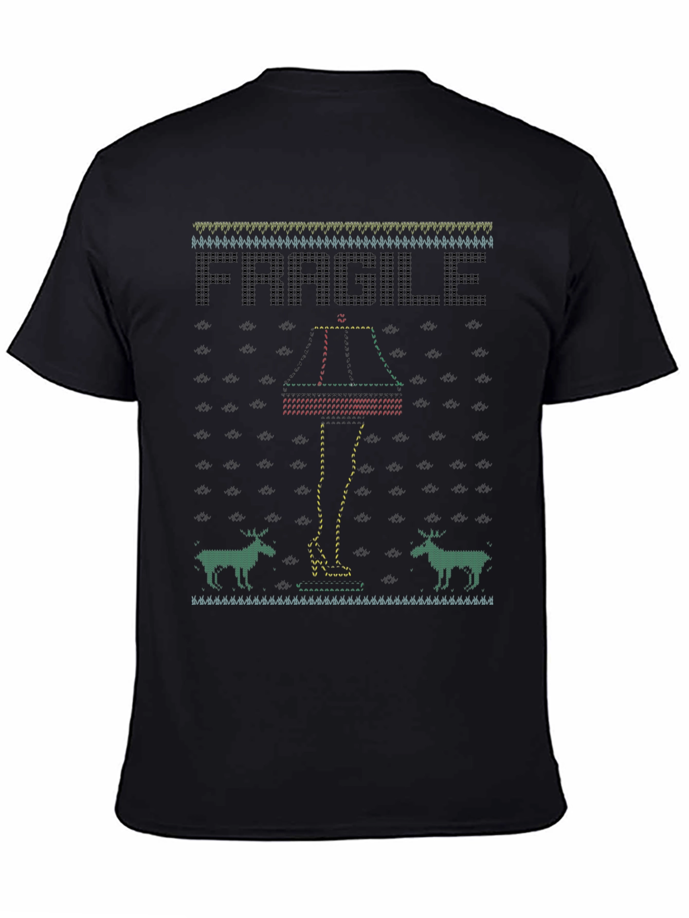 Fragile Leg Lamp Ugly Christmas T-Shirt