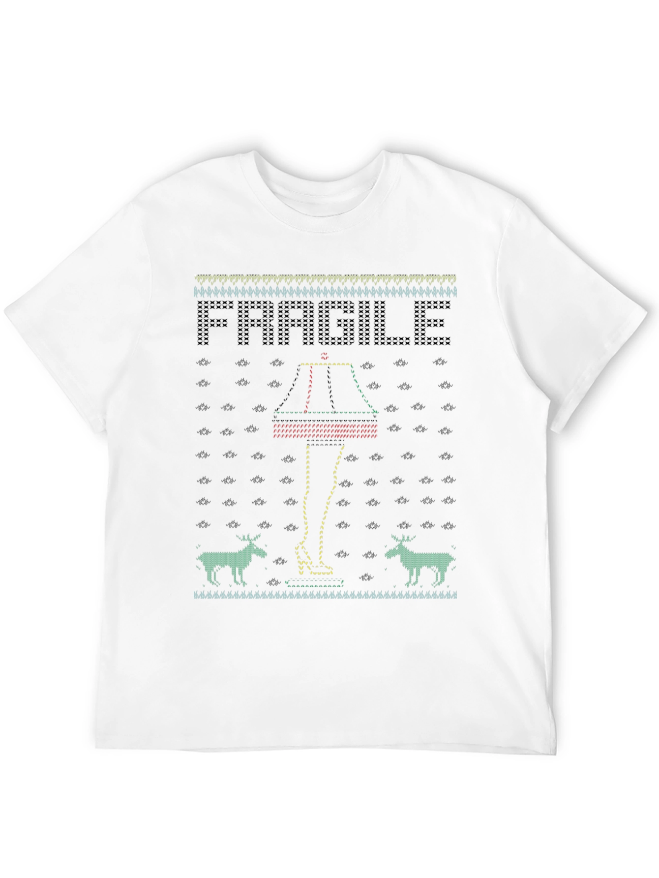 Fragile Leg Lamp Ugly Christmas T-Shirt
