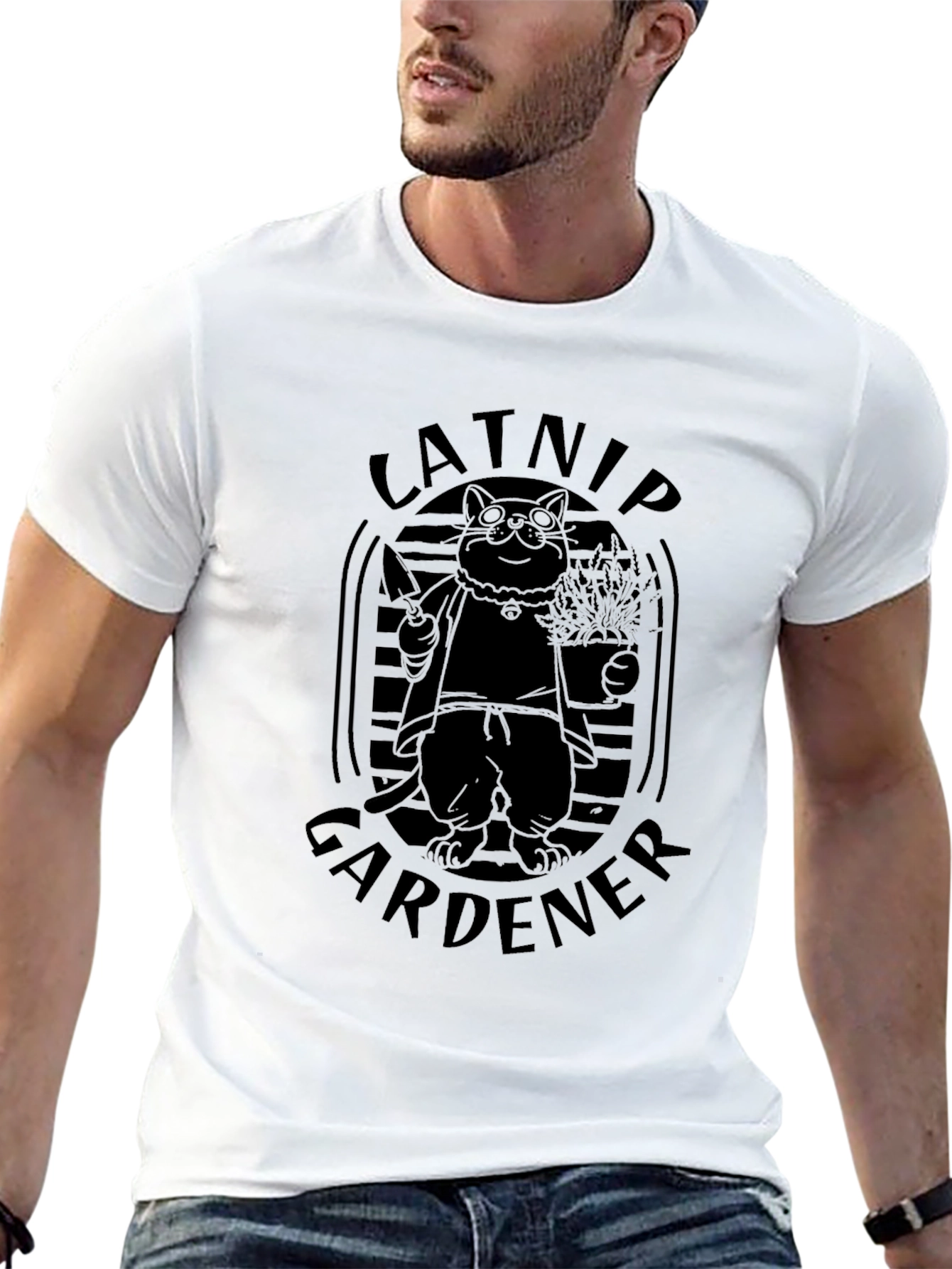 Catnip Gardener Black T-Shirt