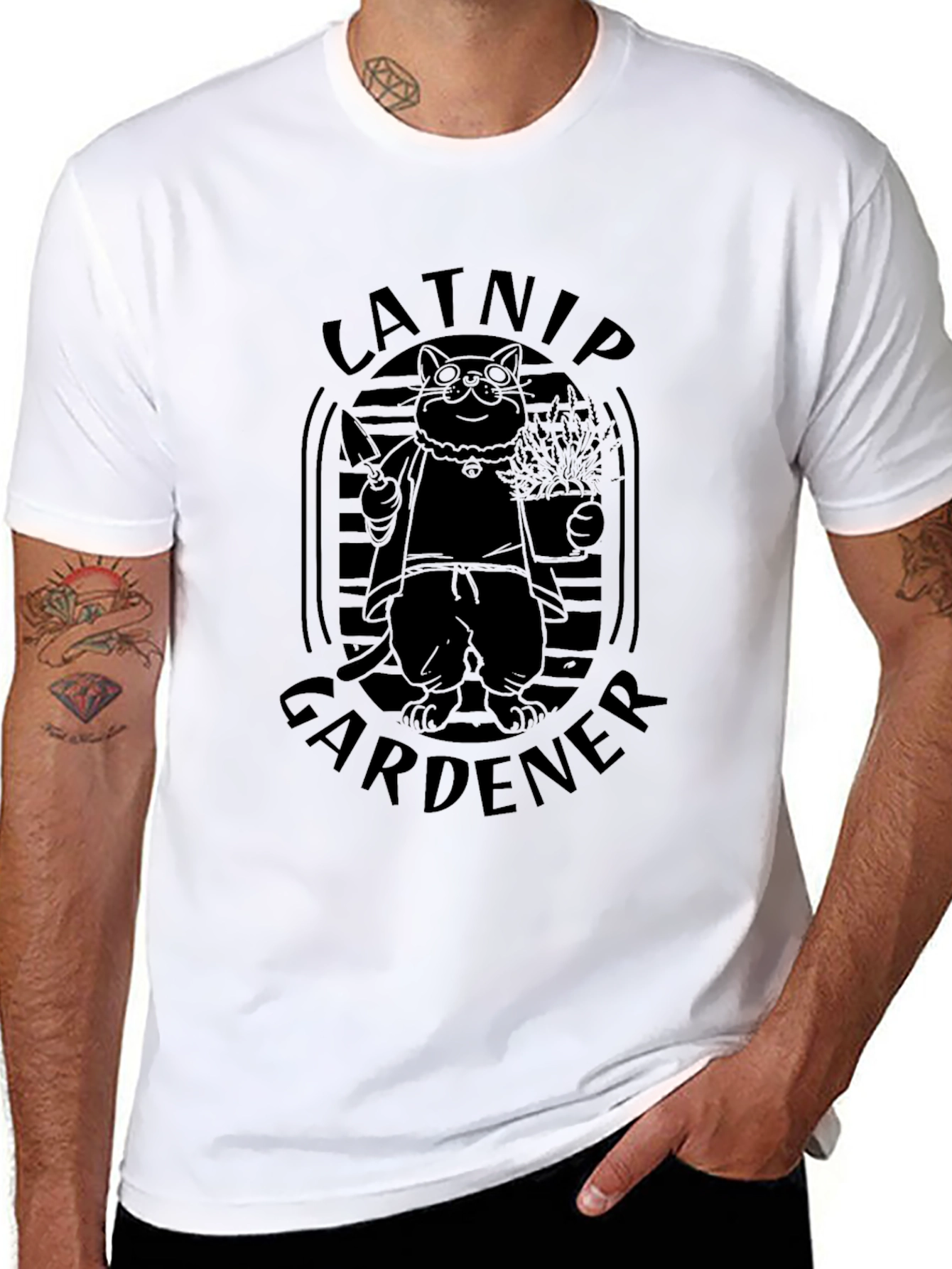 Catnip Gardener Black T-Shirt