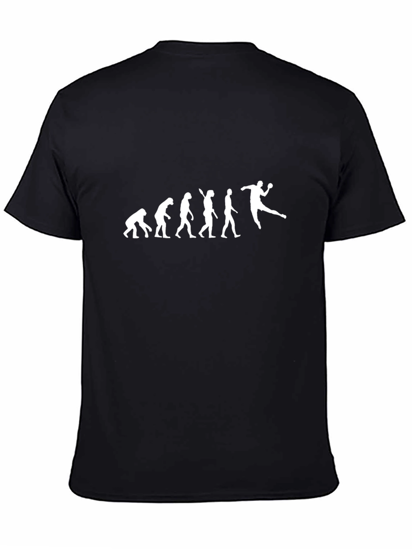 Handball Evolution Graphic T-Shirt - Black
