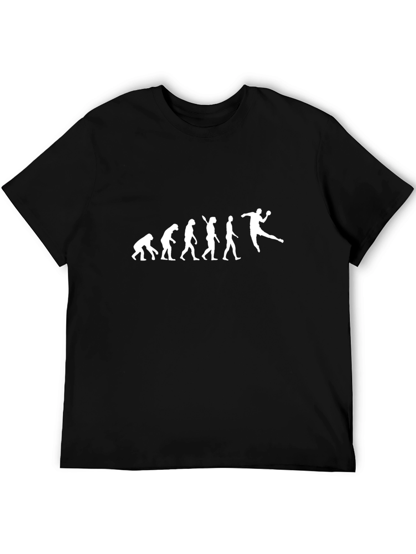 Handball Evolution Graphic T-Shirt - Black