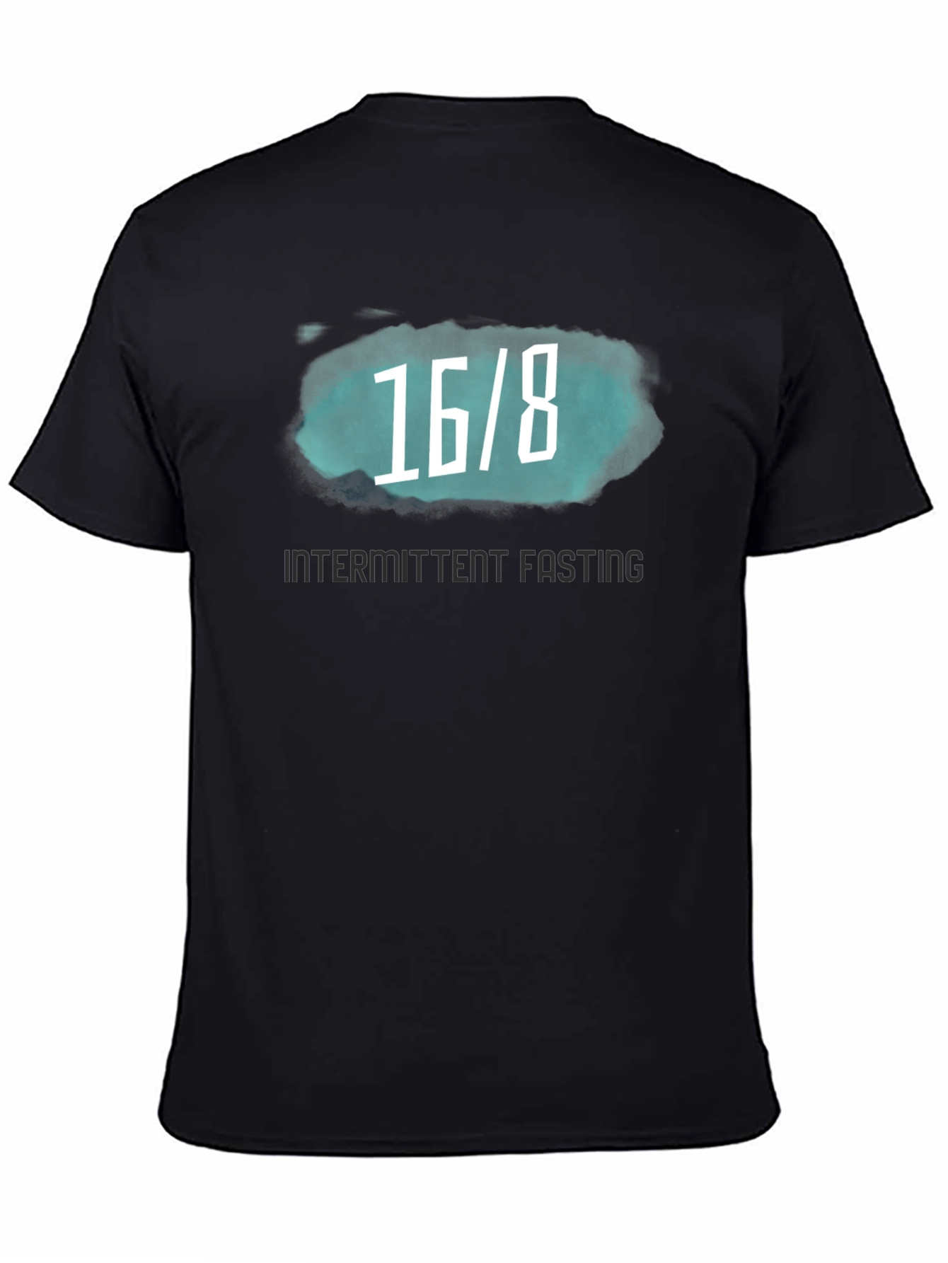 16/8 Intermittent Fasting Black T-Shirt