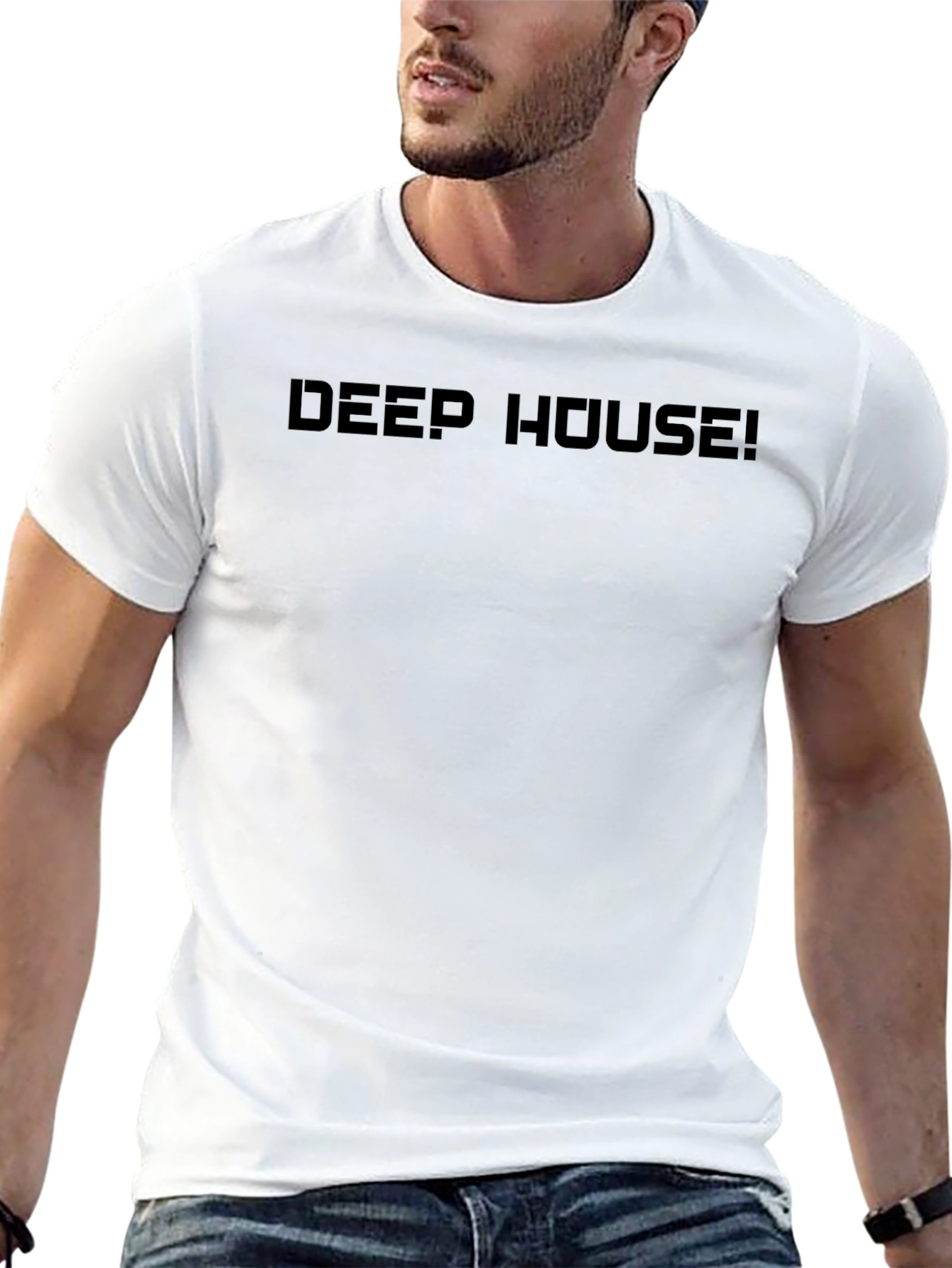 Deep House Music Graphic T-Shirt