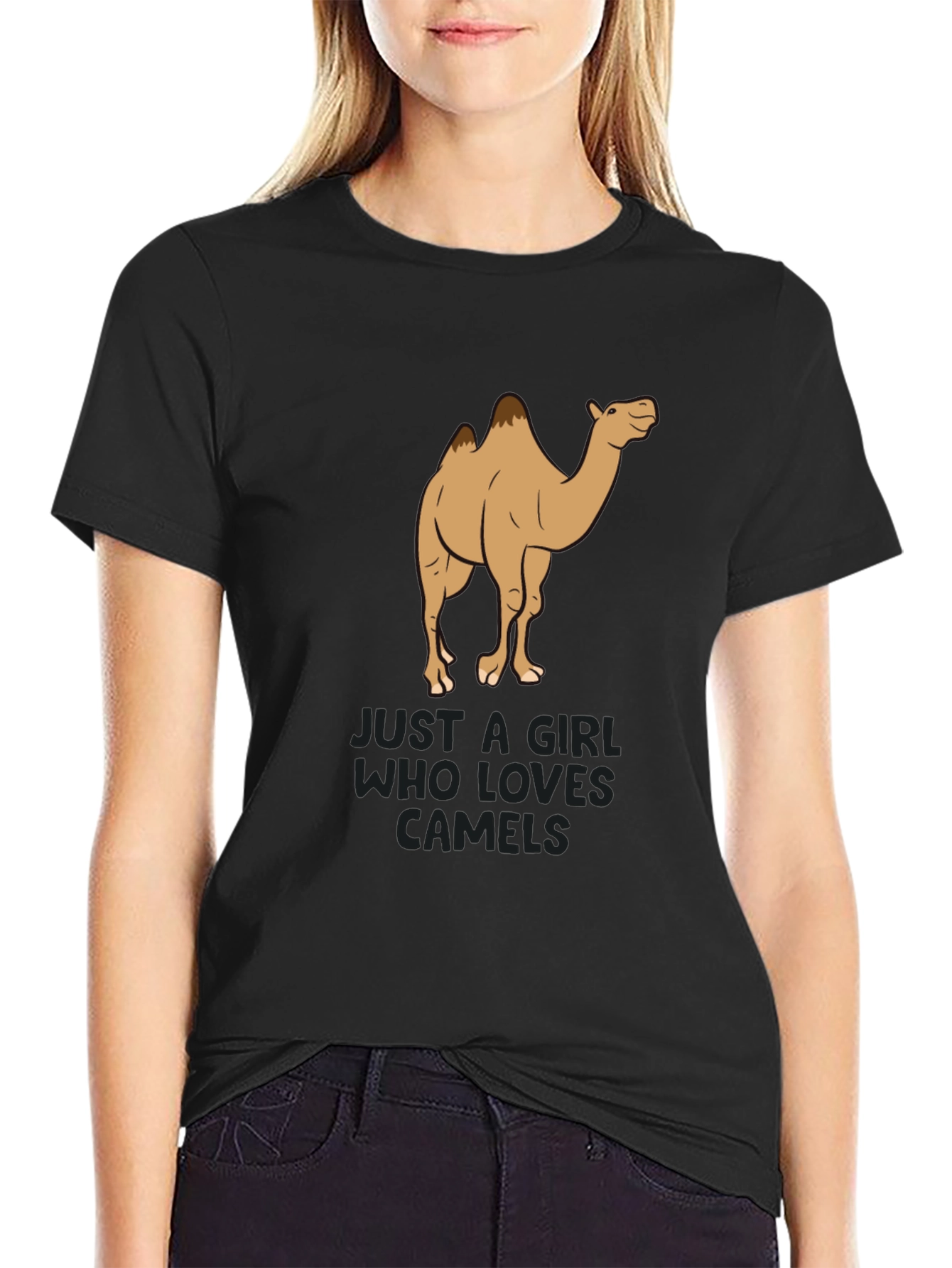 Camel Lover Black T-Shirt