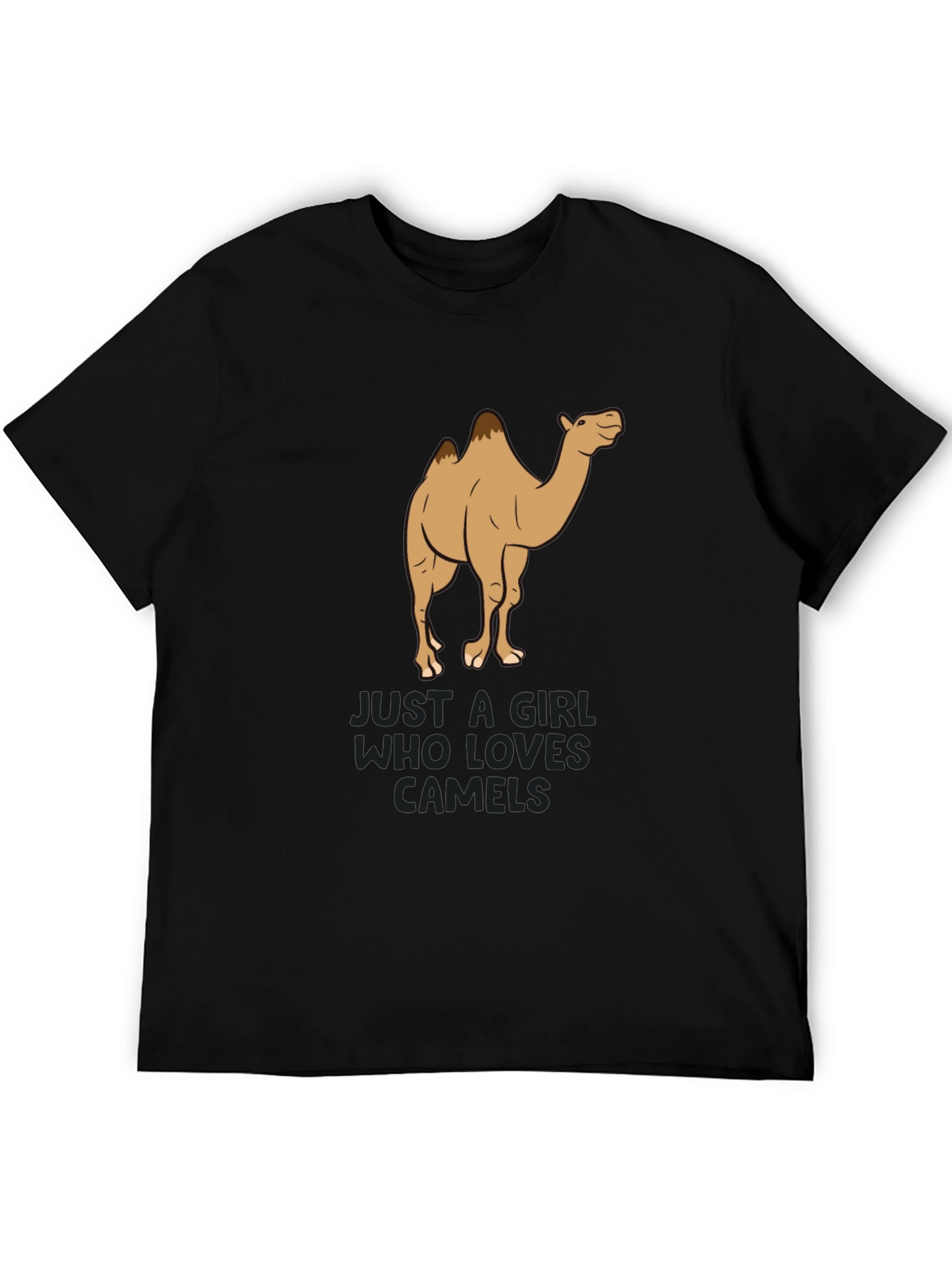 Camel Lover Black T-Shirt