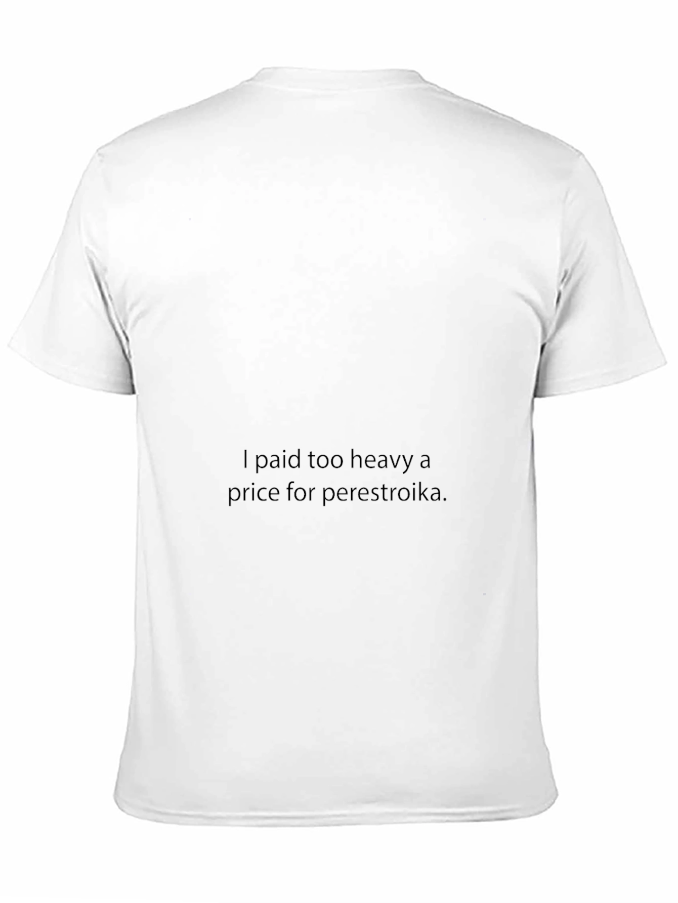 Perestroika Graphic Tee - Heavy Price Paid T-Shirt