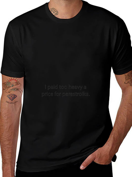 Perestroika Graphic Tee - Heavy Price Paid T-Shirt