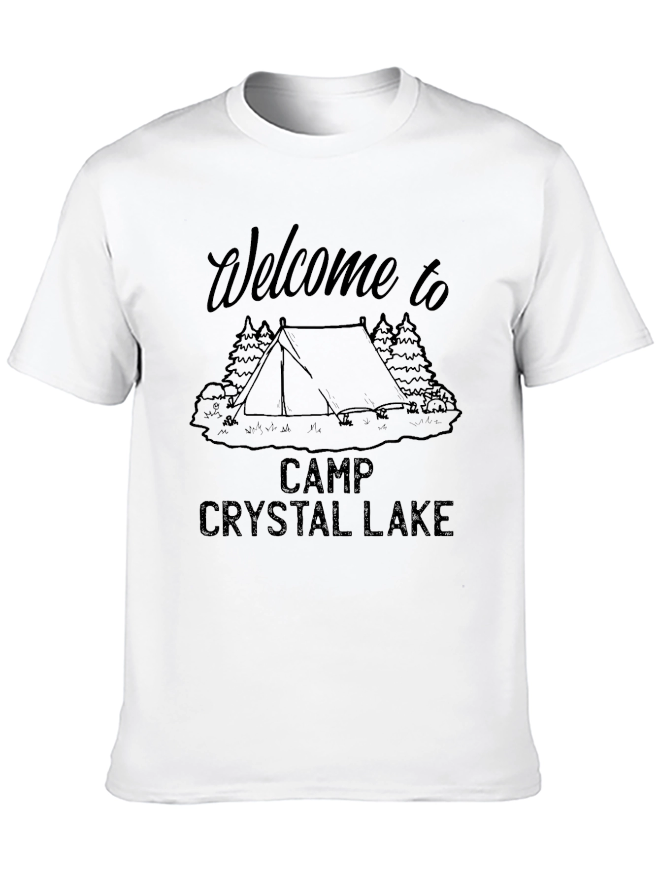 Camp Crystal Lake Graphic Tee - Black