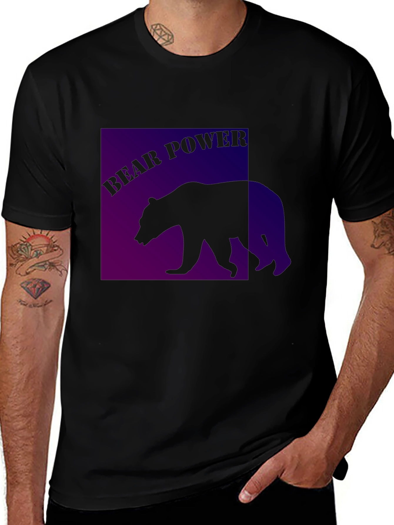 Bear Power Graphic T-Shirt